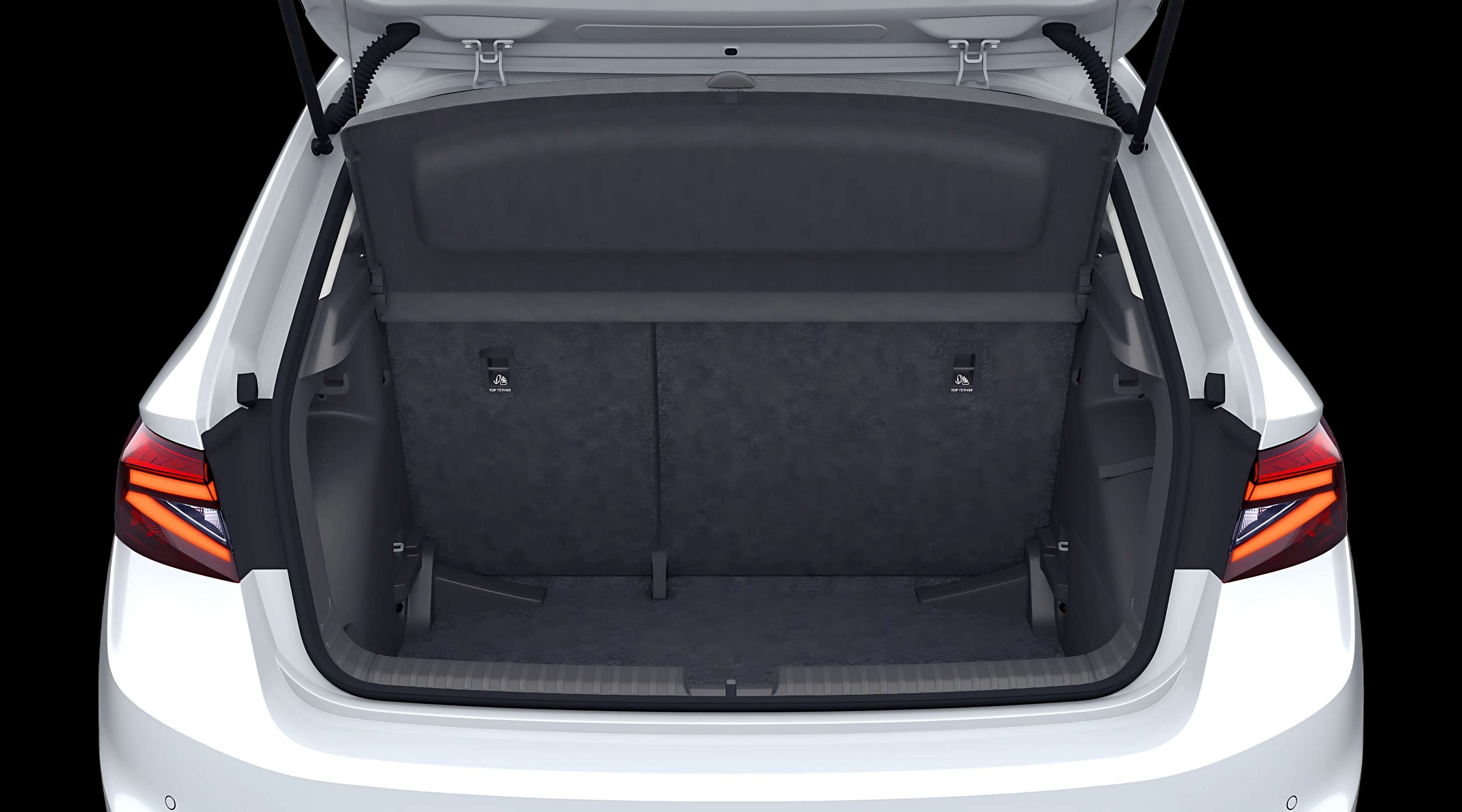 Ansicht des Kofferraums eines Skoda Fabia