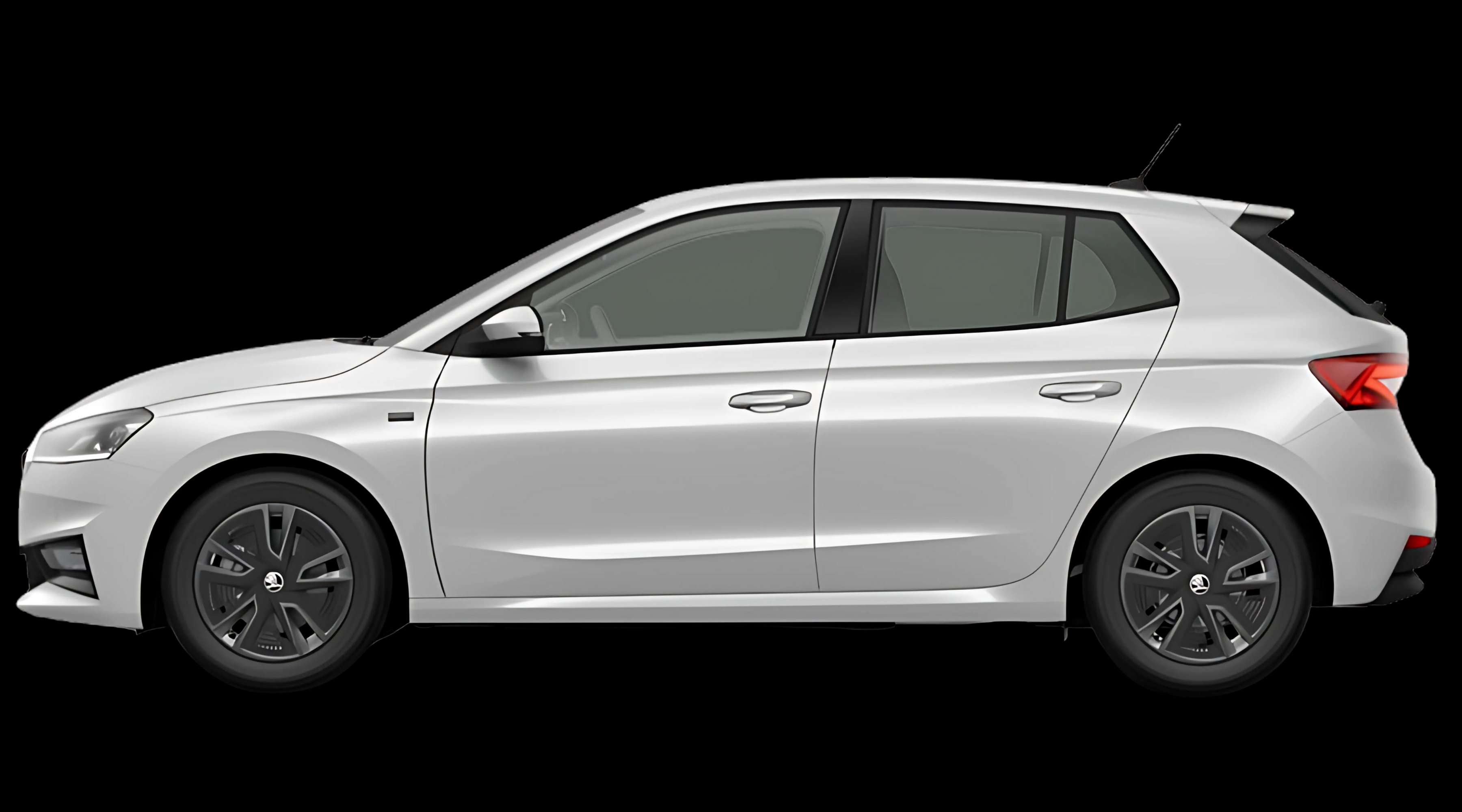 Seitenansicht eines Skoda Fabia
