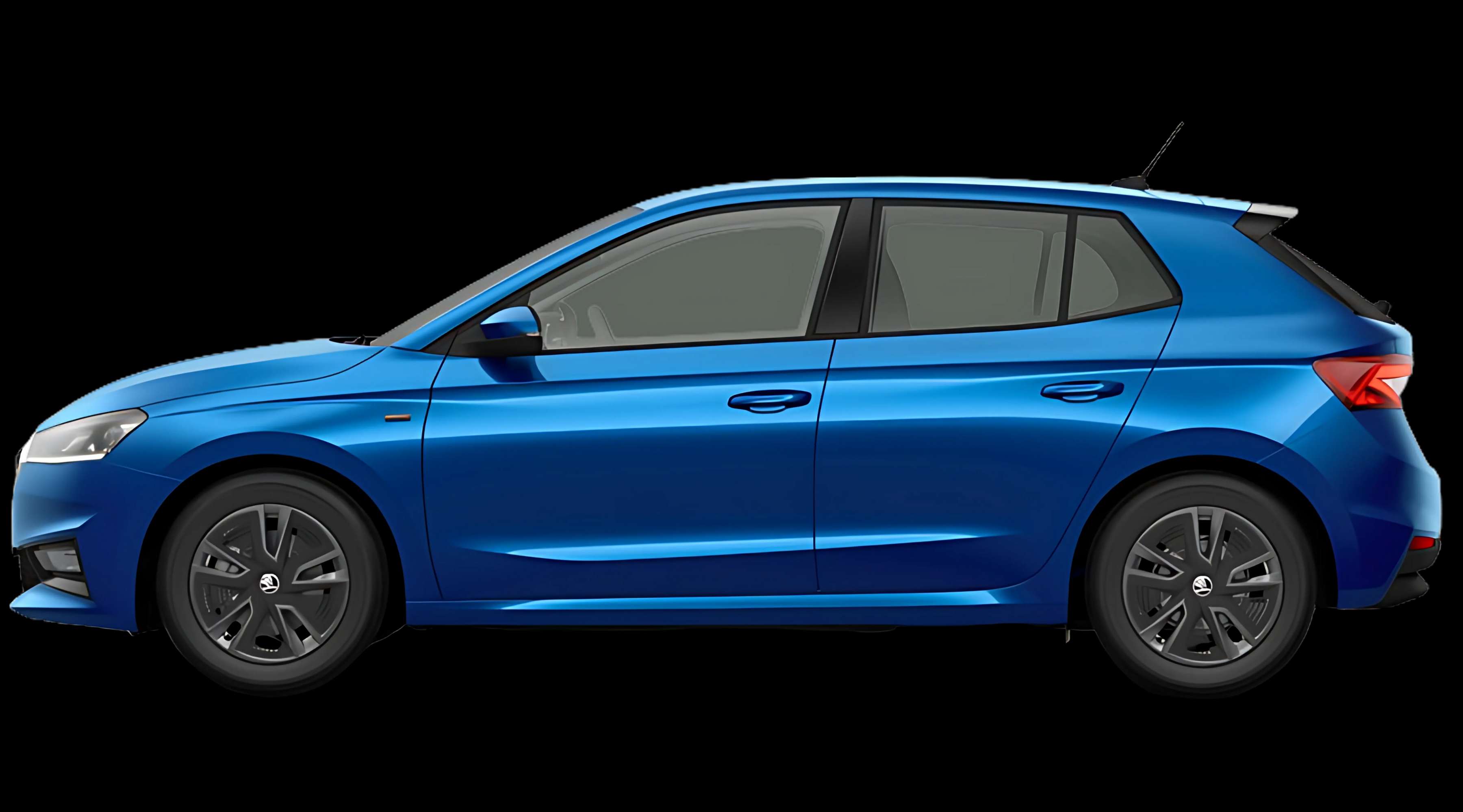 Seitenansicht eines Skoda Fabia