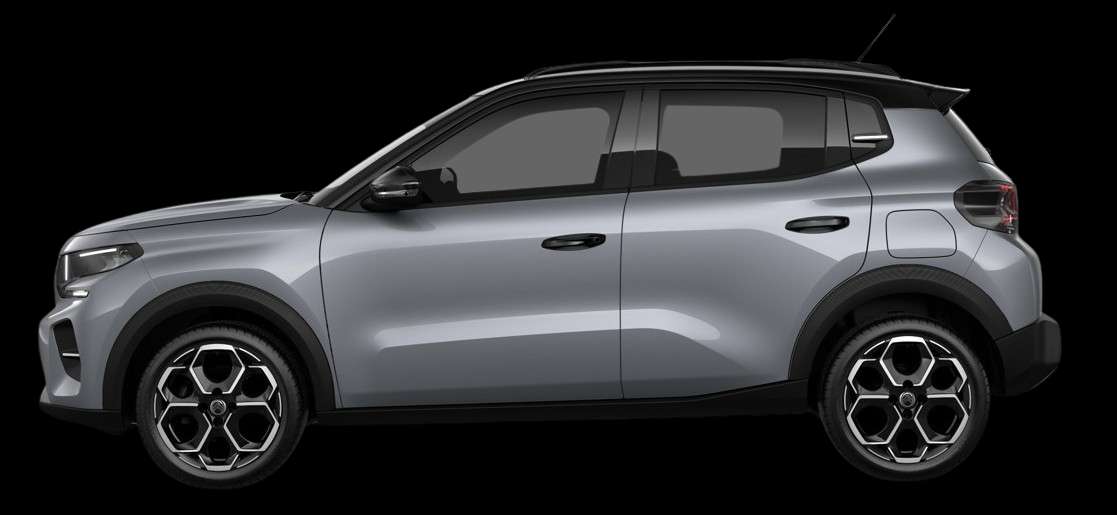 Seitenansicht eines Citroën C3