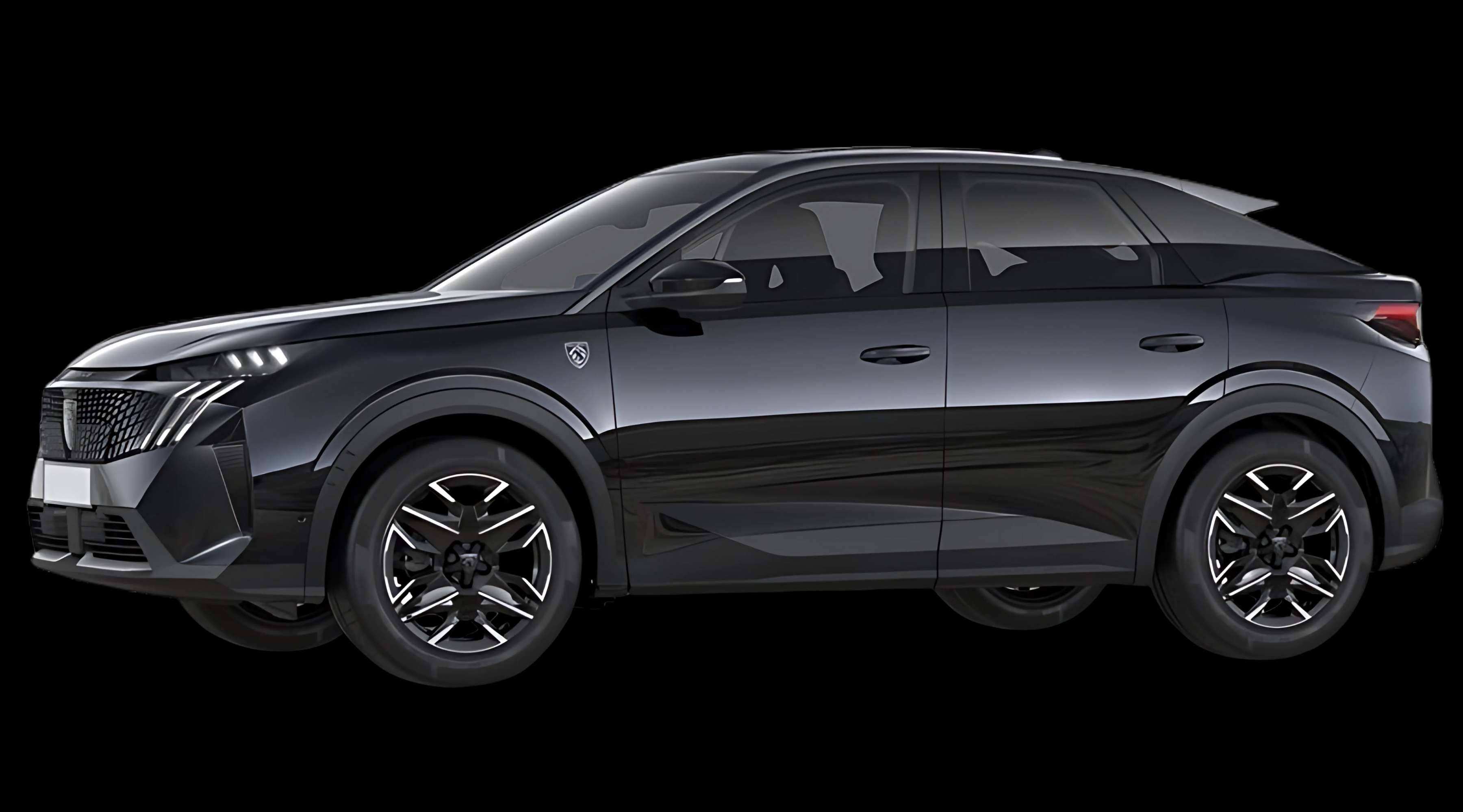 Seitenansicht eines Peugeot 3008