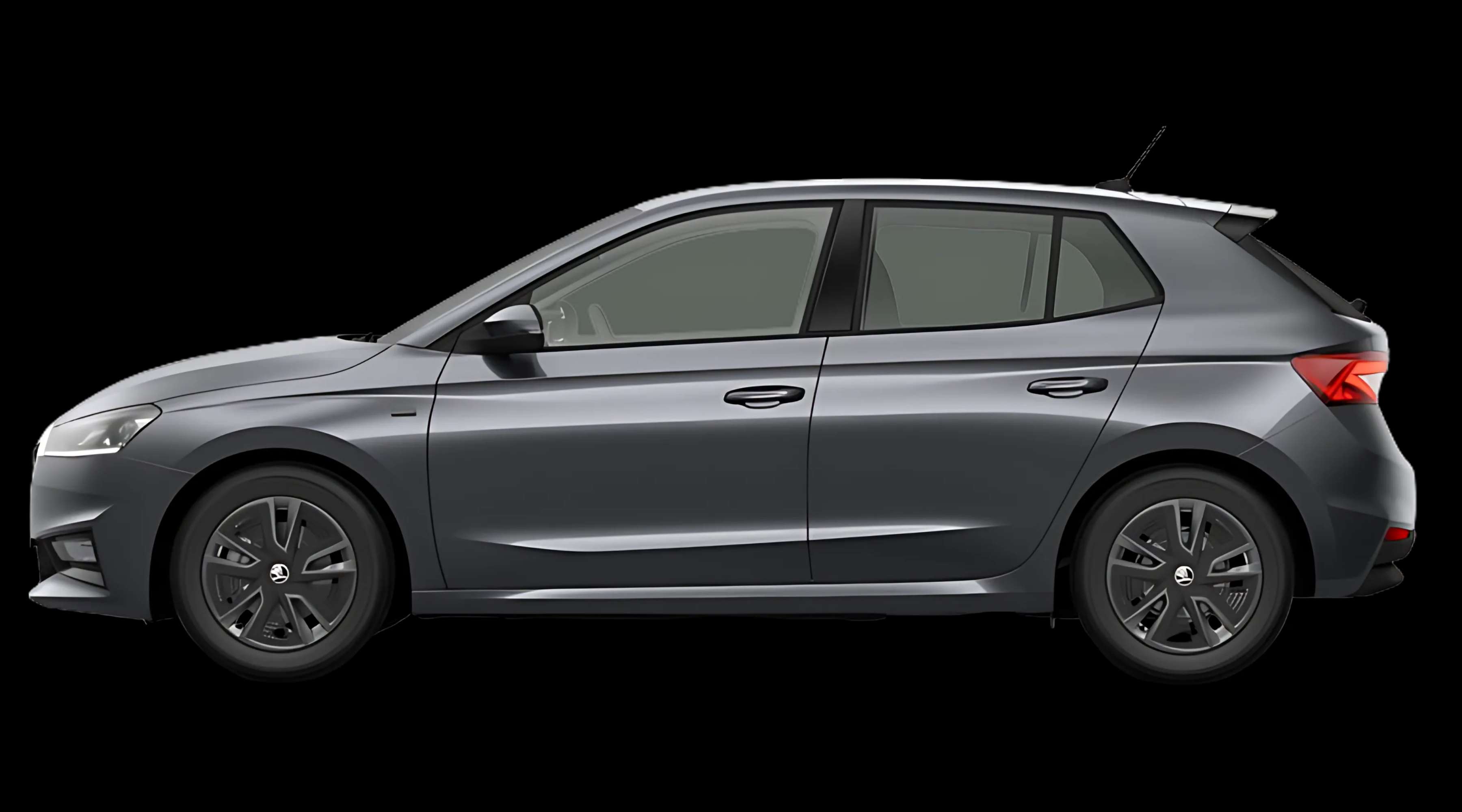 Seitenansicht eines Skoda Fabia