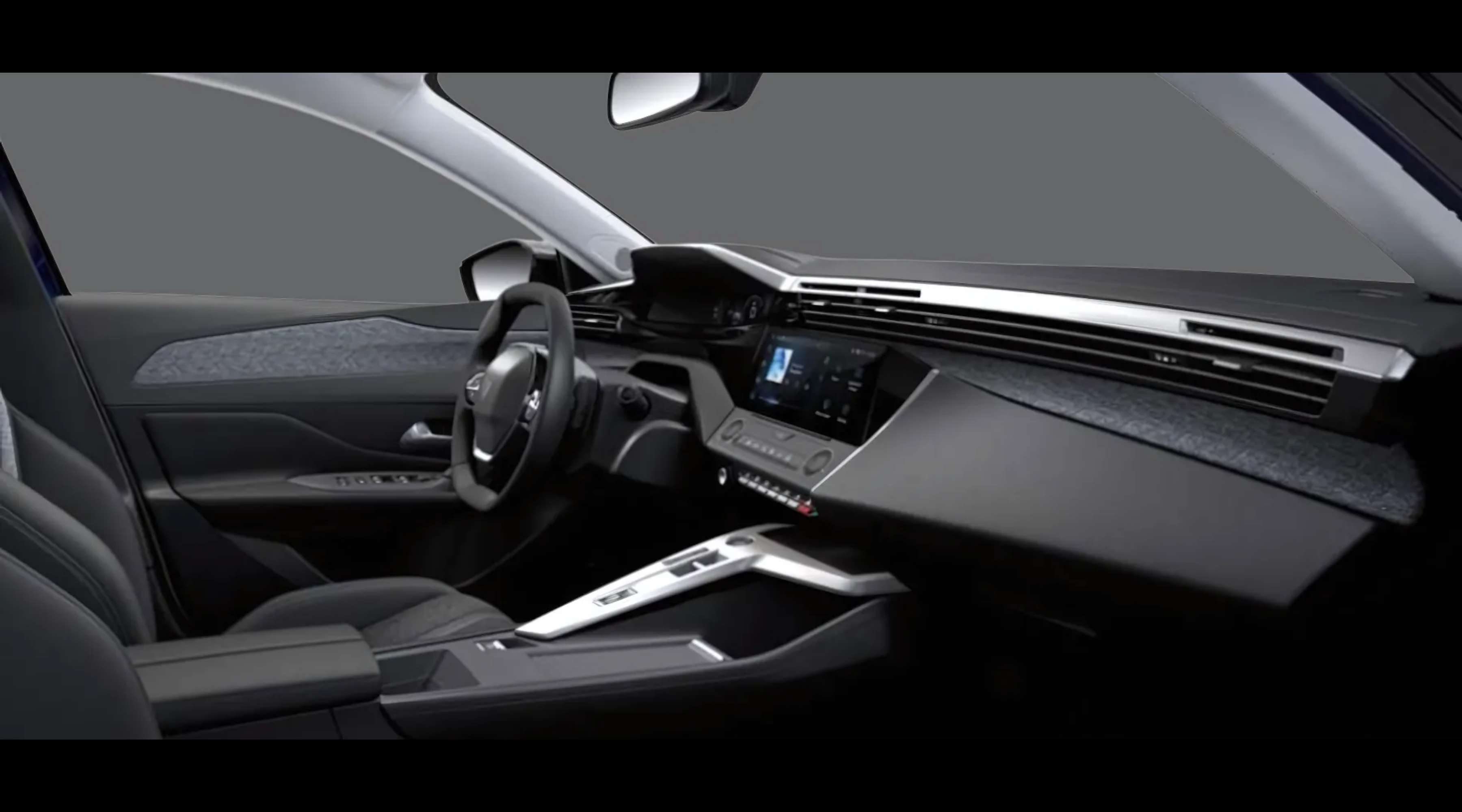 Ansicht der Frontsitze eines Peugeot 408