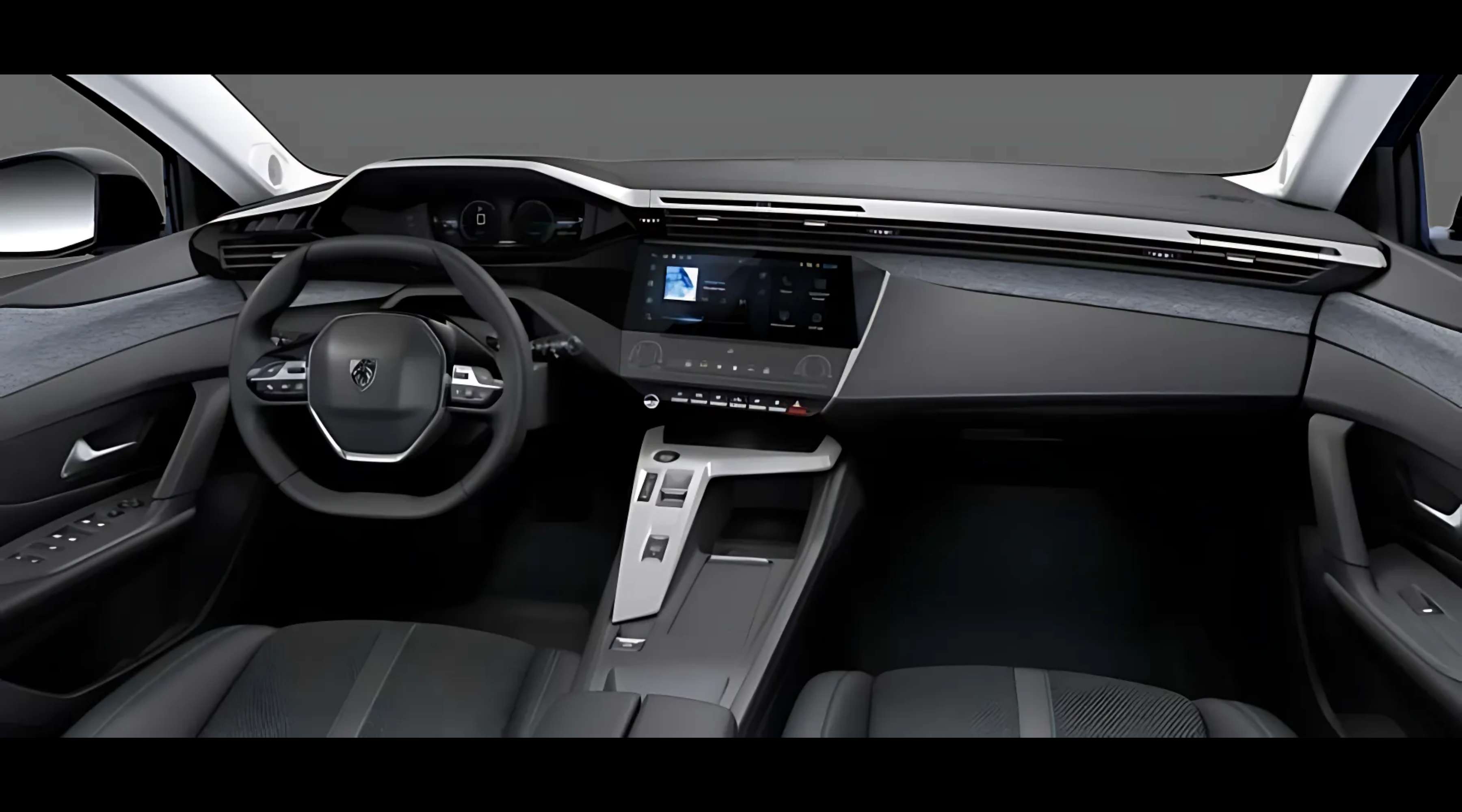 Ansicht des Armaturenbretts eines Peugeot 408