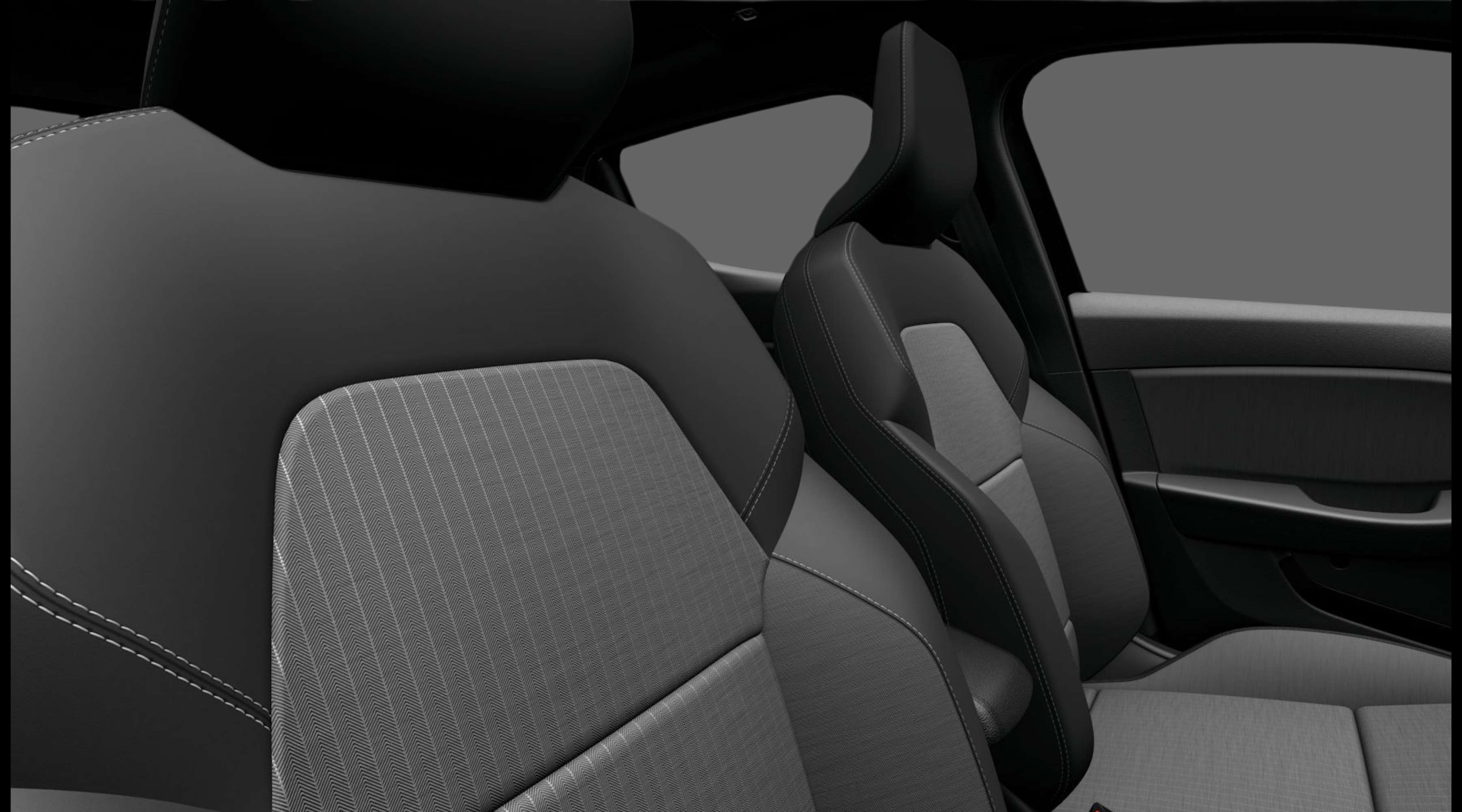 Vordersitze eines Renault Clio