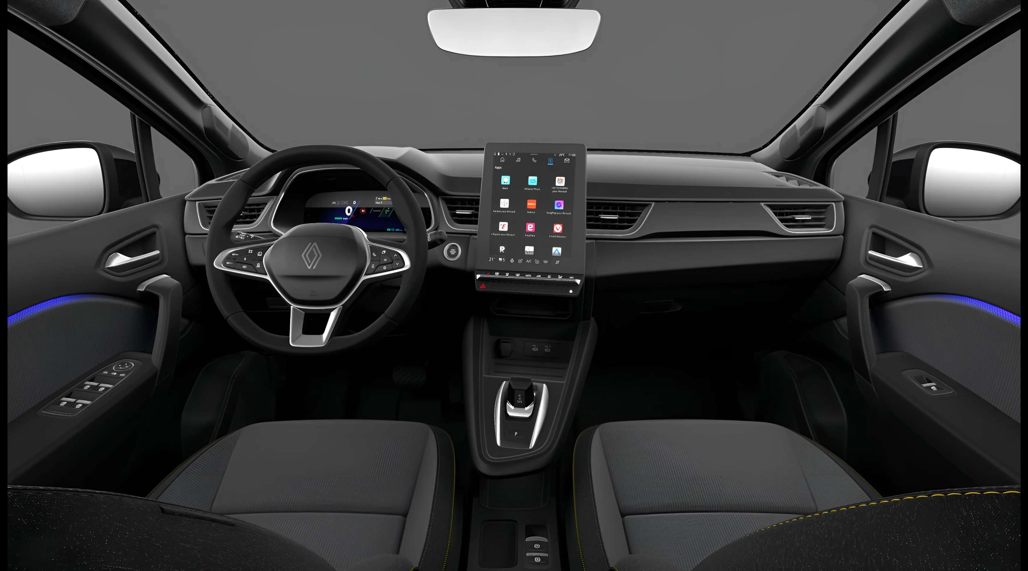 Ansicht des Armaturenbretts eines Renault Symbioz
