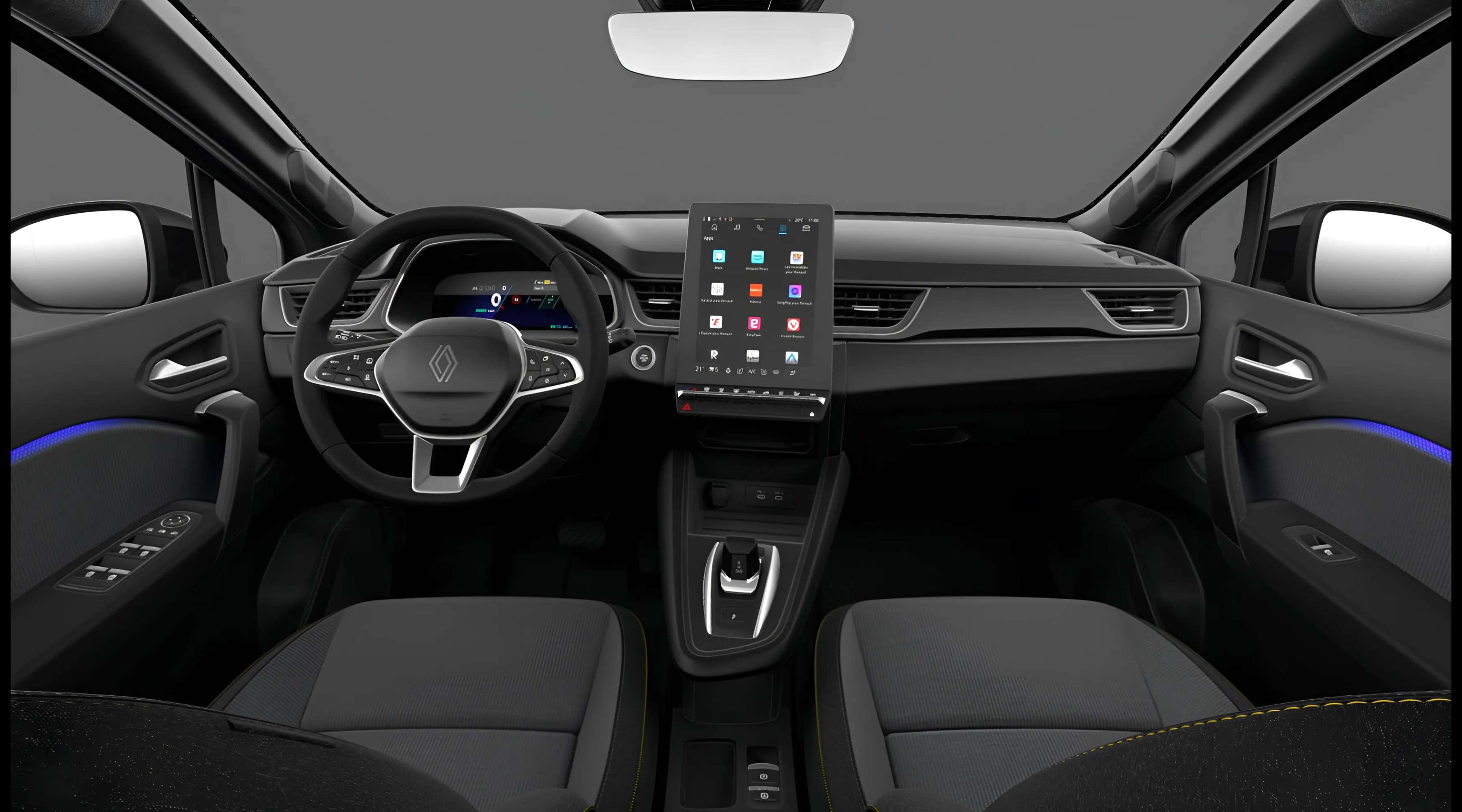 Ansicht des Armaturenbretts eines Renault Symbioz