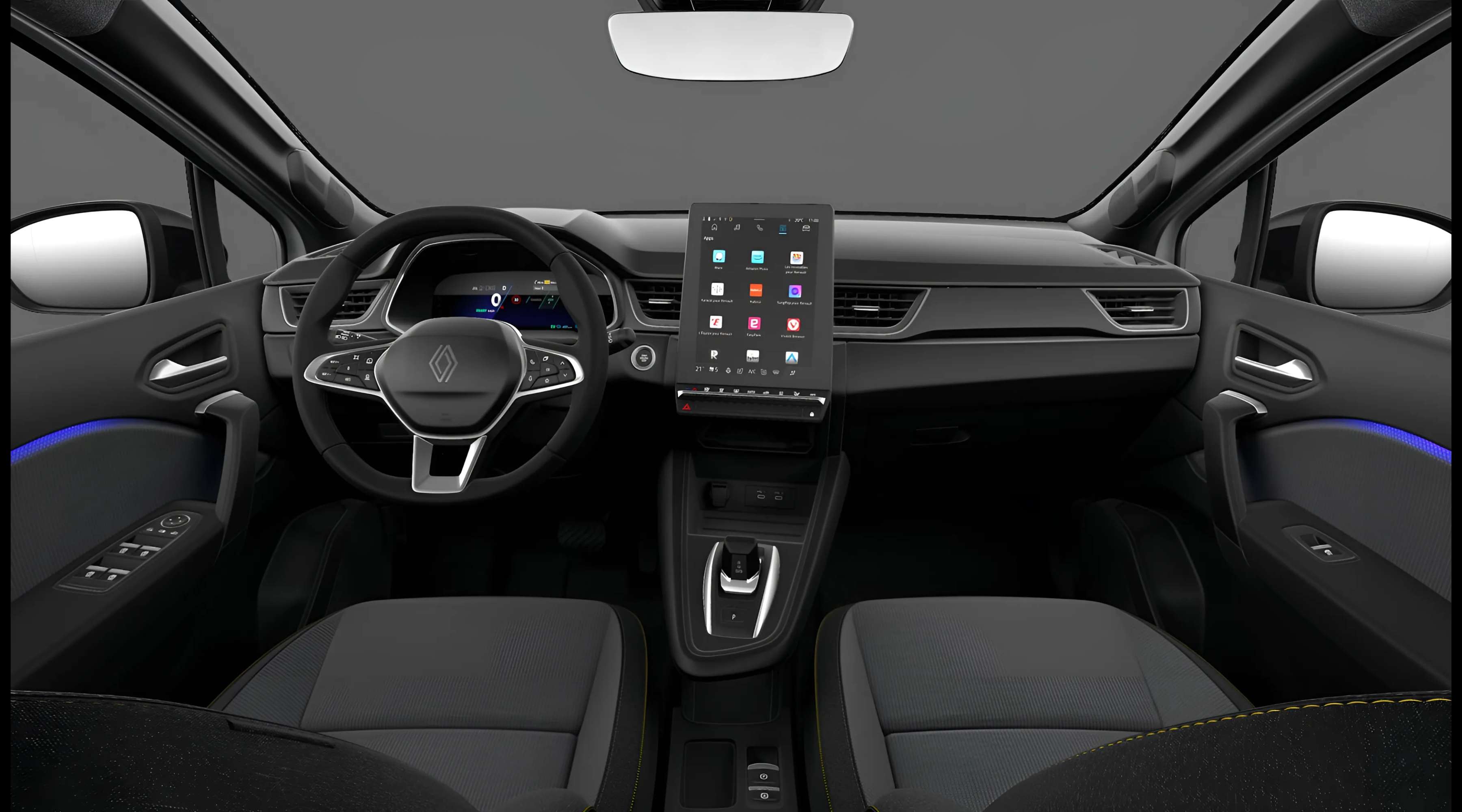 Ansicht des Armaturenbretts eines Renault Symbioz