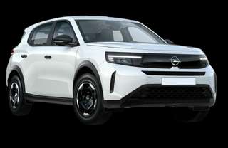 Schräge Frontansicht auf einen Opel Frontera Edition, freigestellt