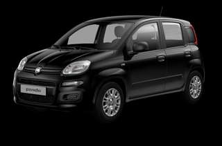 Schräge Frontansicht auf einen Fiat Pandina Pop, freigestellt