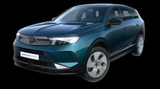 Schräge Frontansicht auf einen Opel Grandland Edition, freigestellt