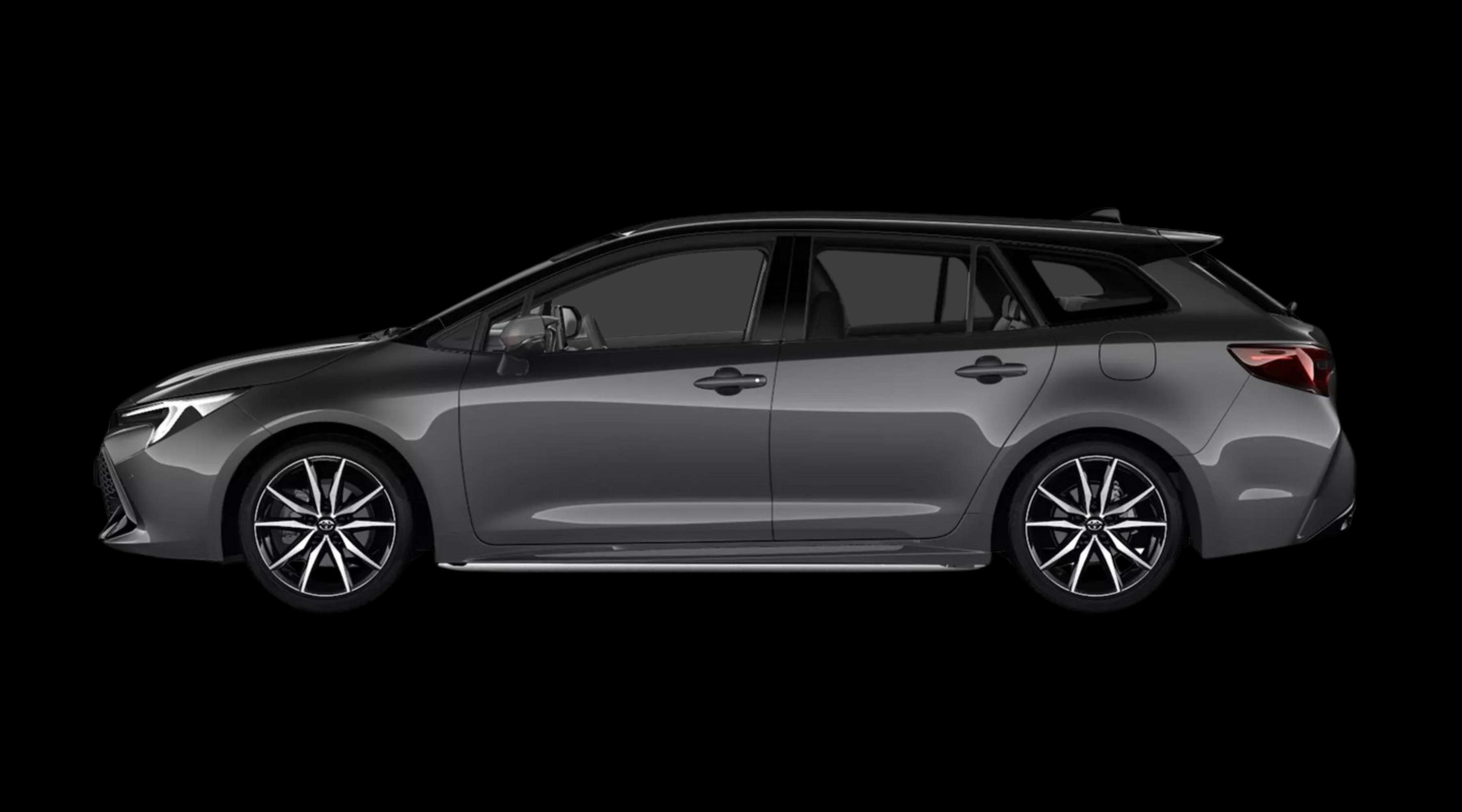 Seitenansicht eines Toyota Corolla