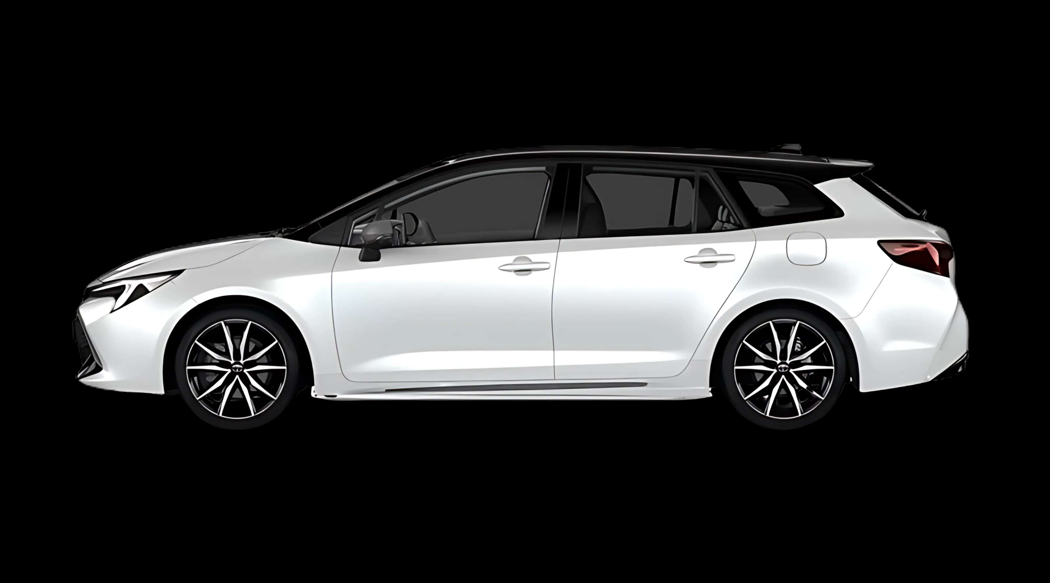 Seitenansicht eines Toyota Corolla
