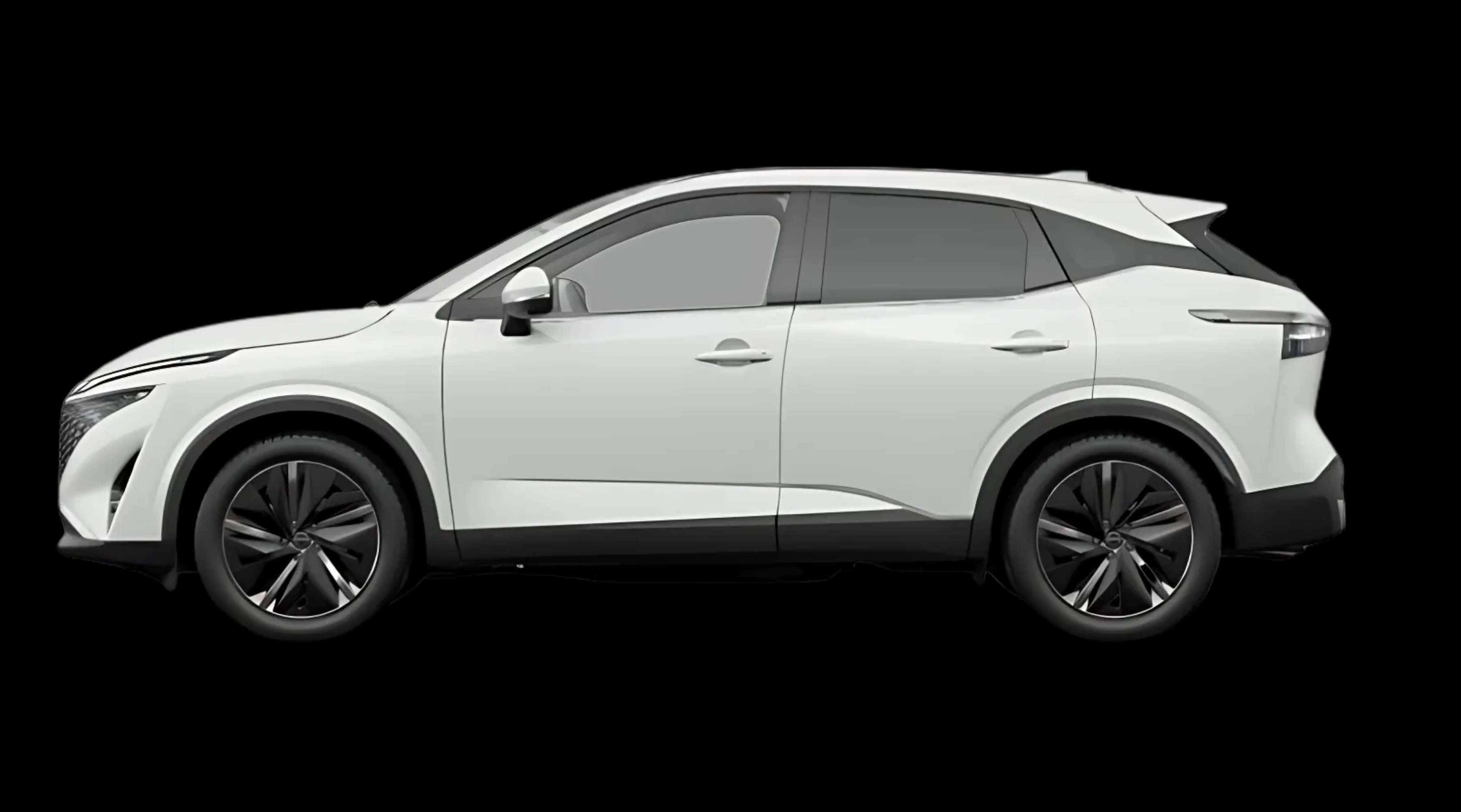 Seitenansicht eines Nissan Qashqai