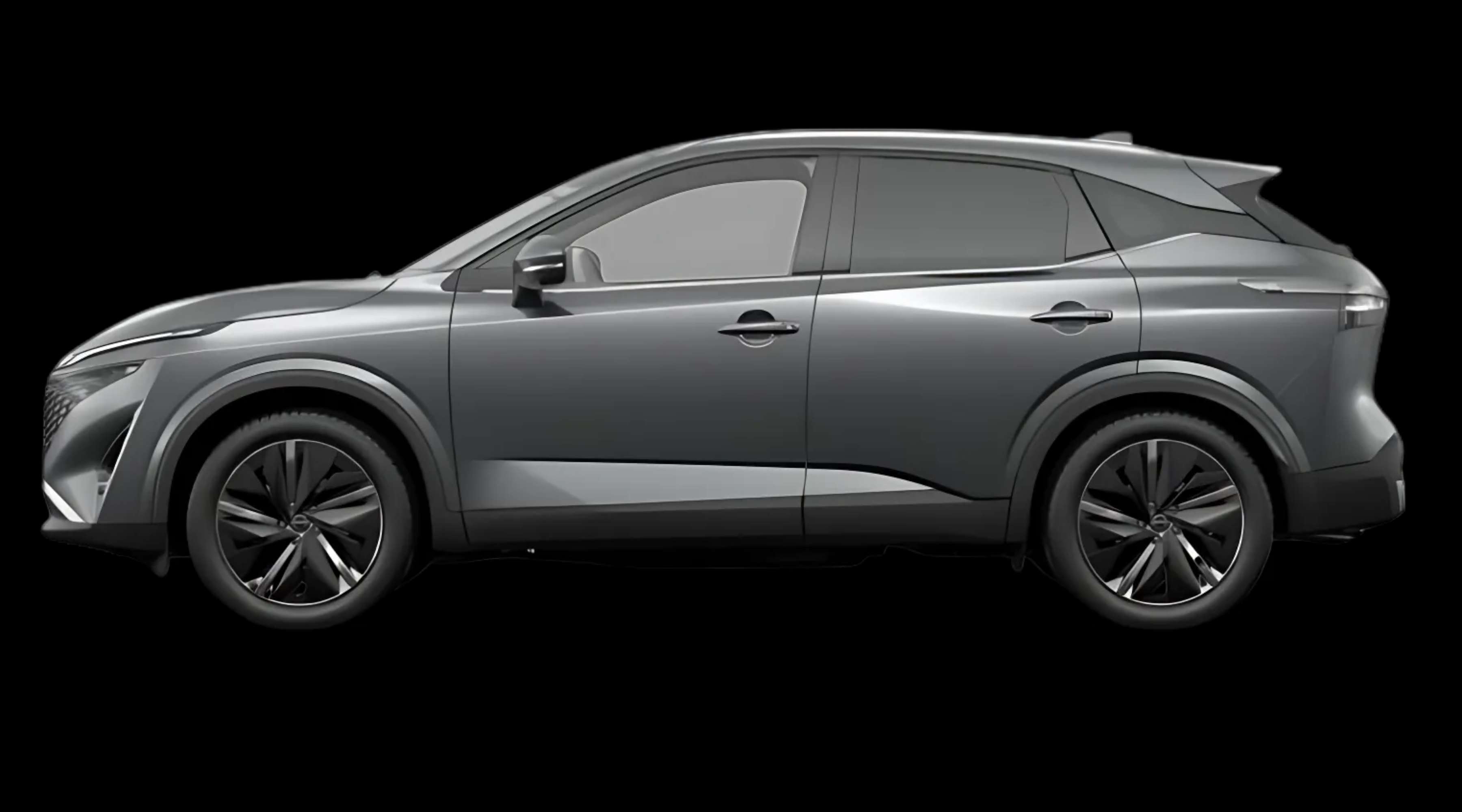 Seitenansicht eines Nissan Qashqai
