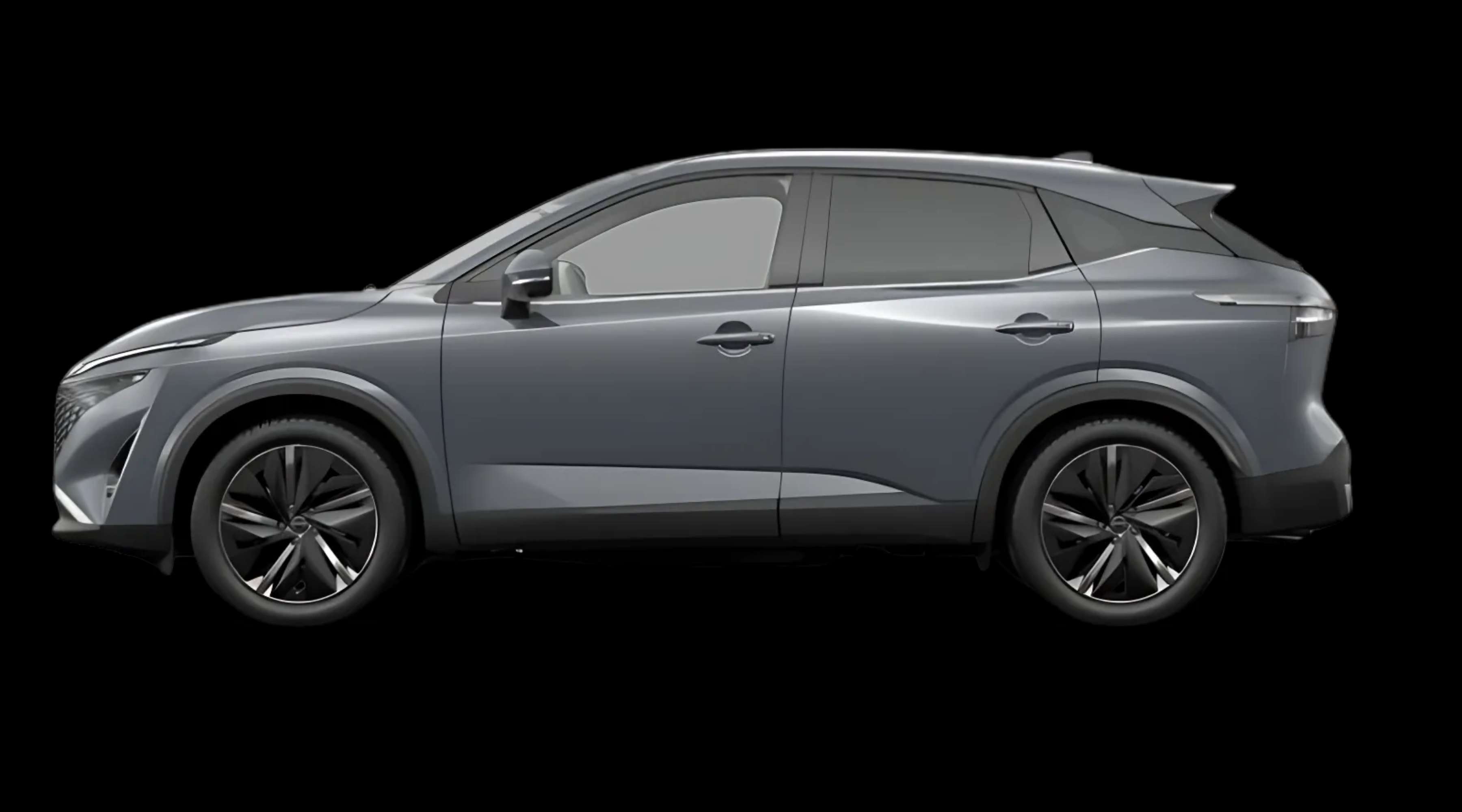 Seitenansicht eines Nissan Qashqai