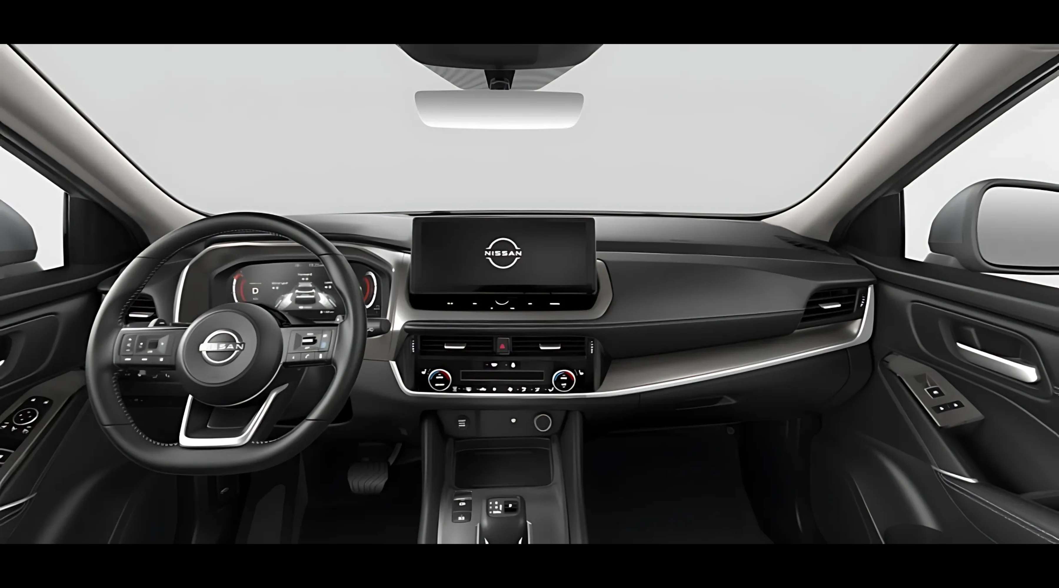Ansicht des Armaturenbretts eines Nissan Qashqai
