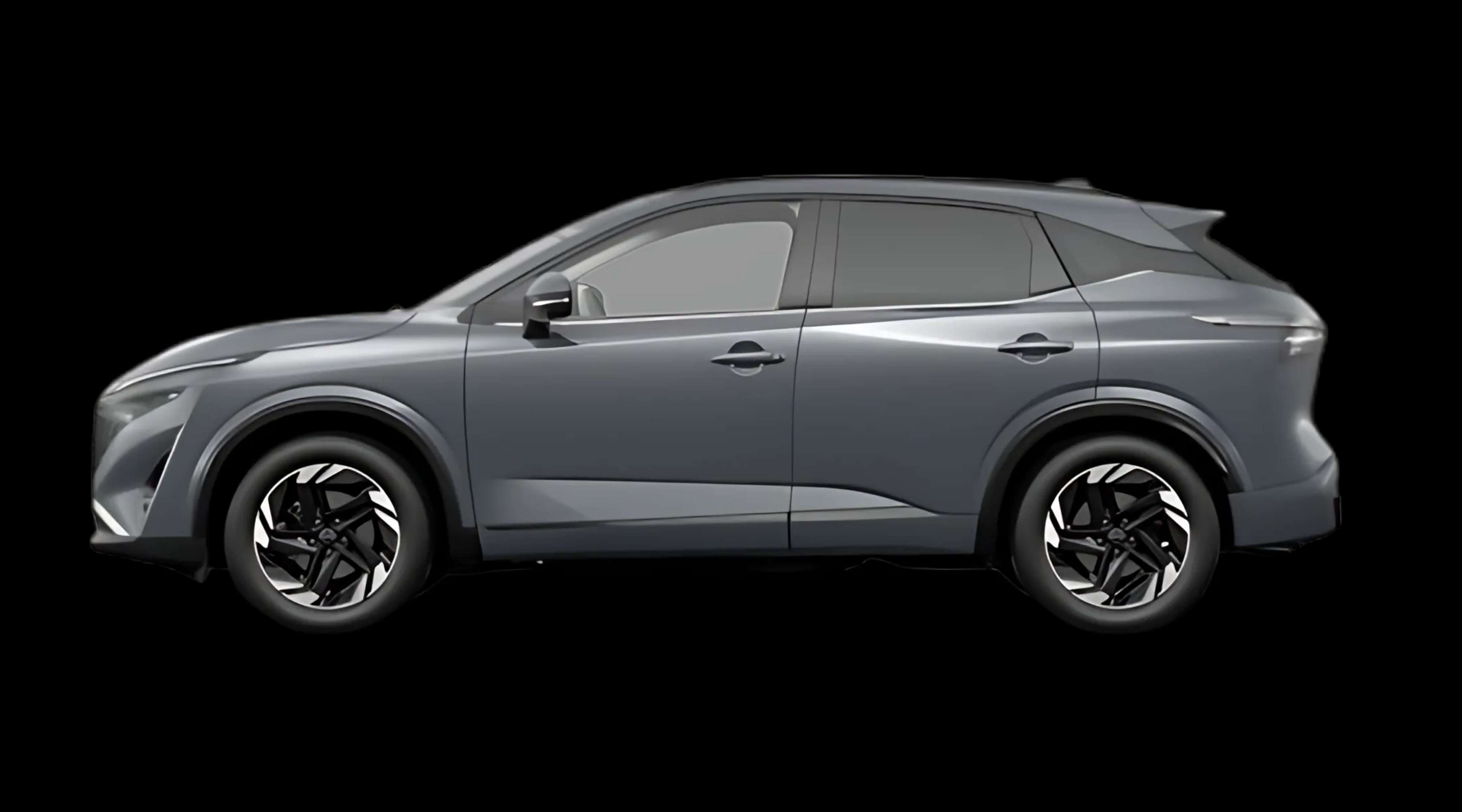 Seitenansicht eines Nissan Qashqai