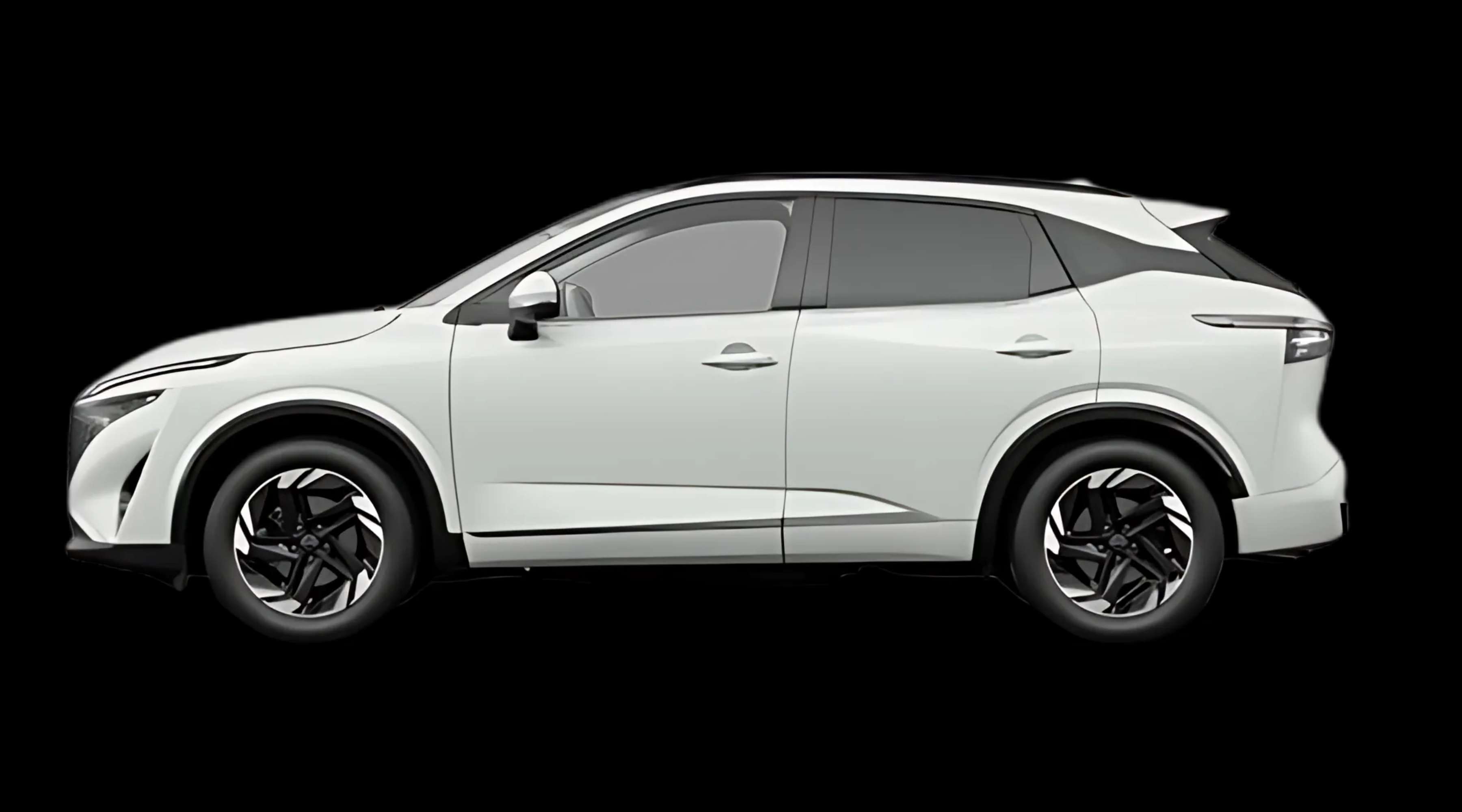 Seitenansicht eines Nissan Qashqai