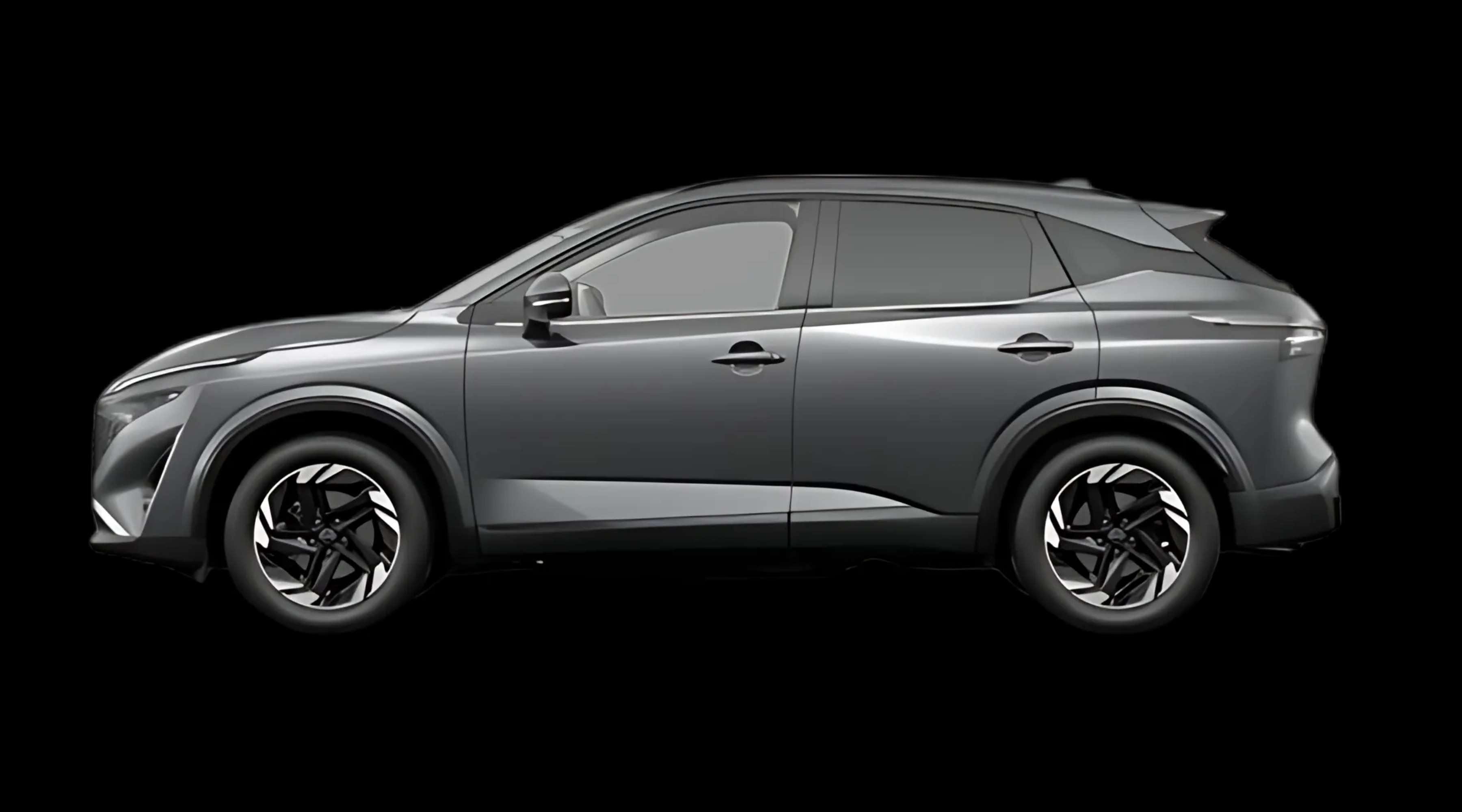 Seitenansicht eines Nissan Qashqai