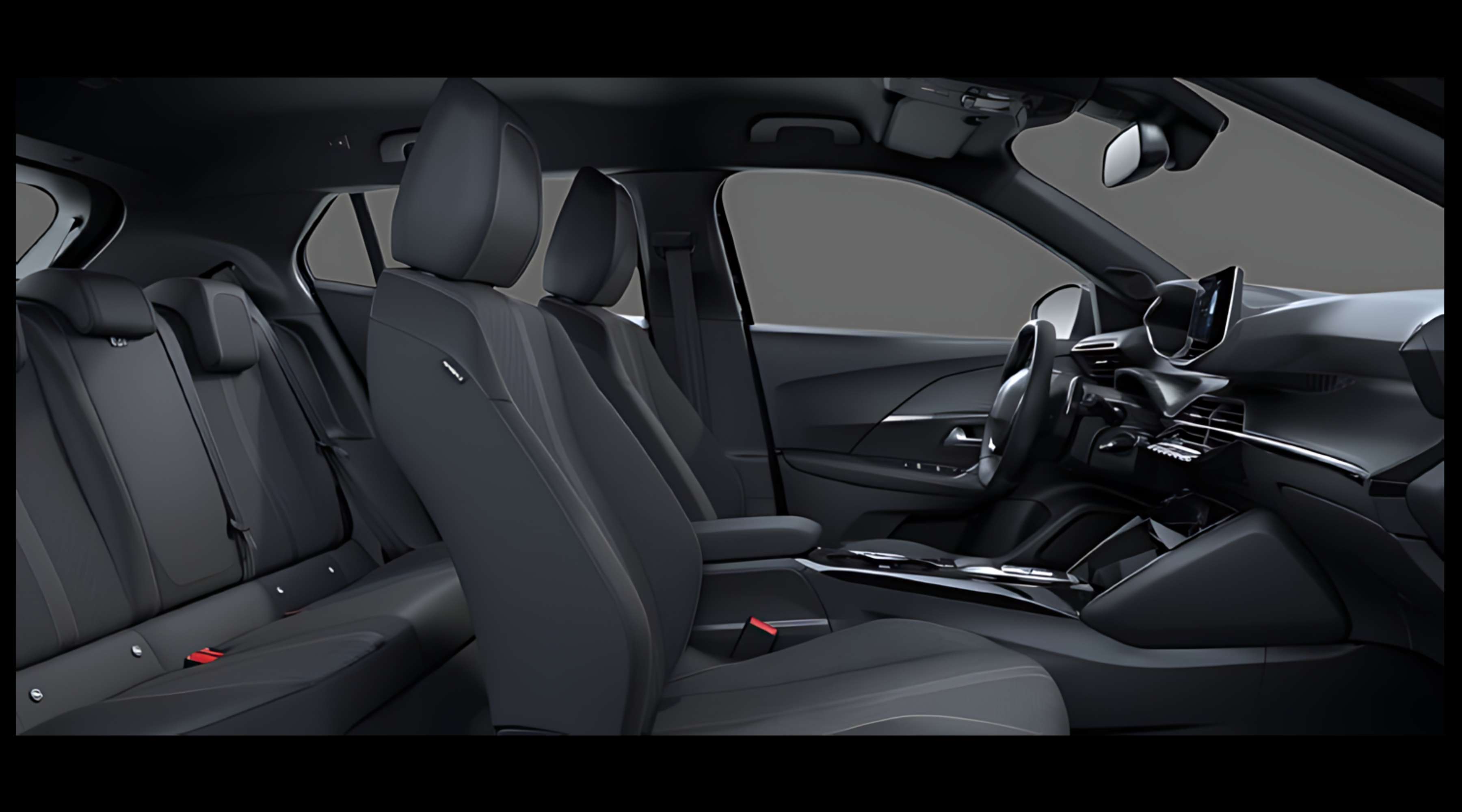 Ansicht der Frontsitze eines Peugeot 2008