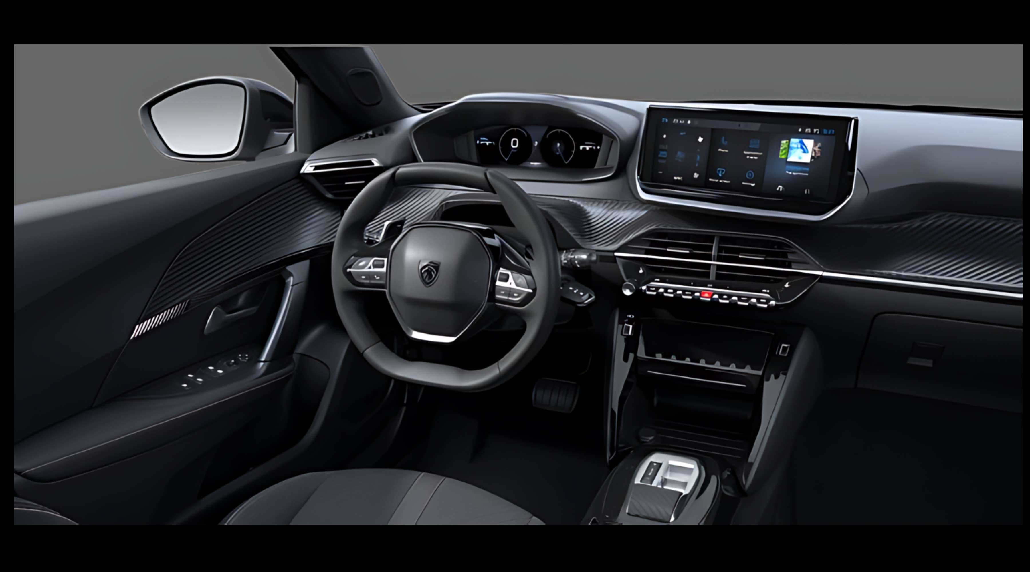 Ansicht des Armaturenbretts eines Peugeot 2008