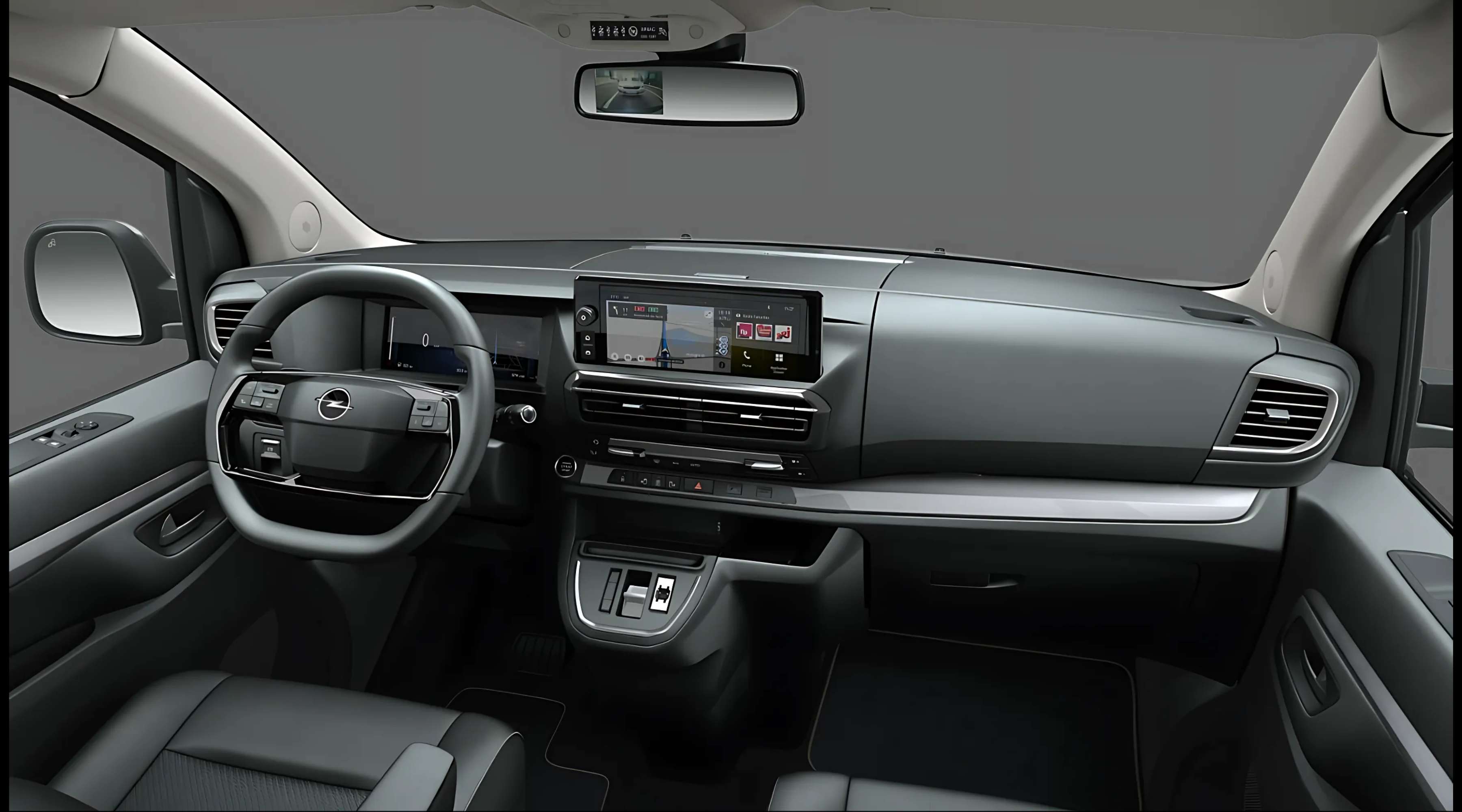 Ansicht des Armaturenbretts eines Opel Zafira
