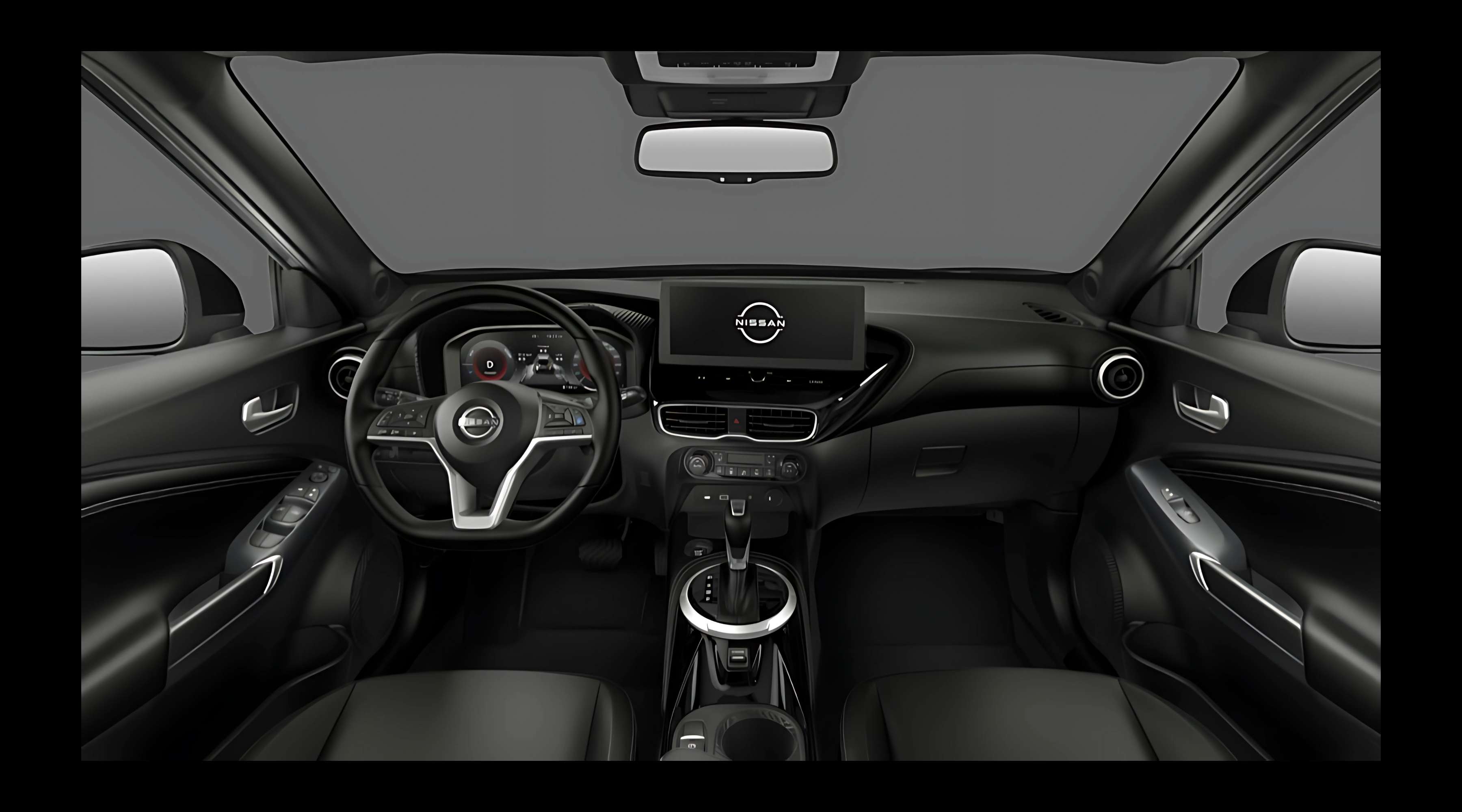 Ansicht des Armaturenbretts eines Nissan JUKE
