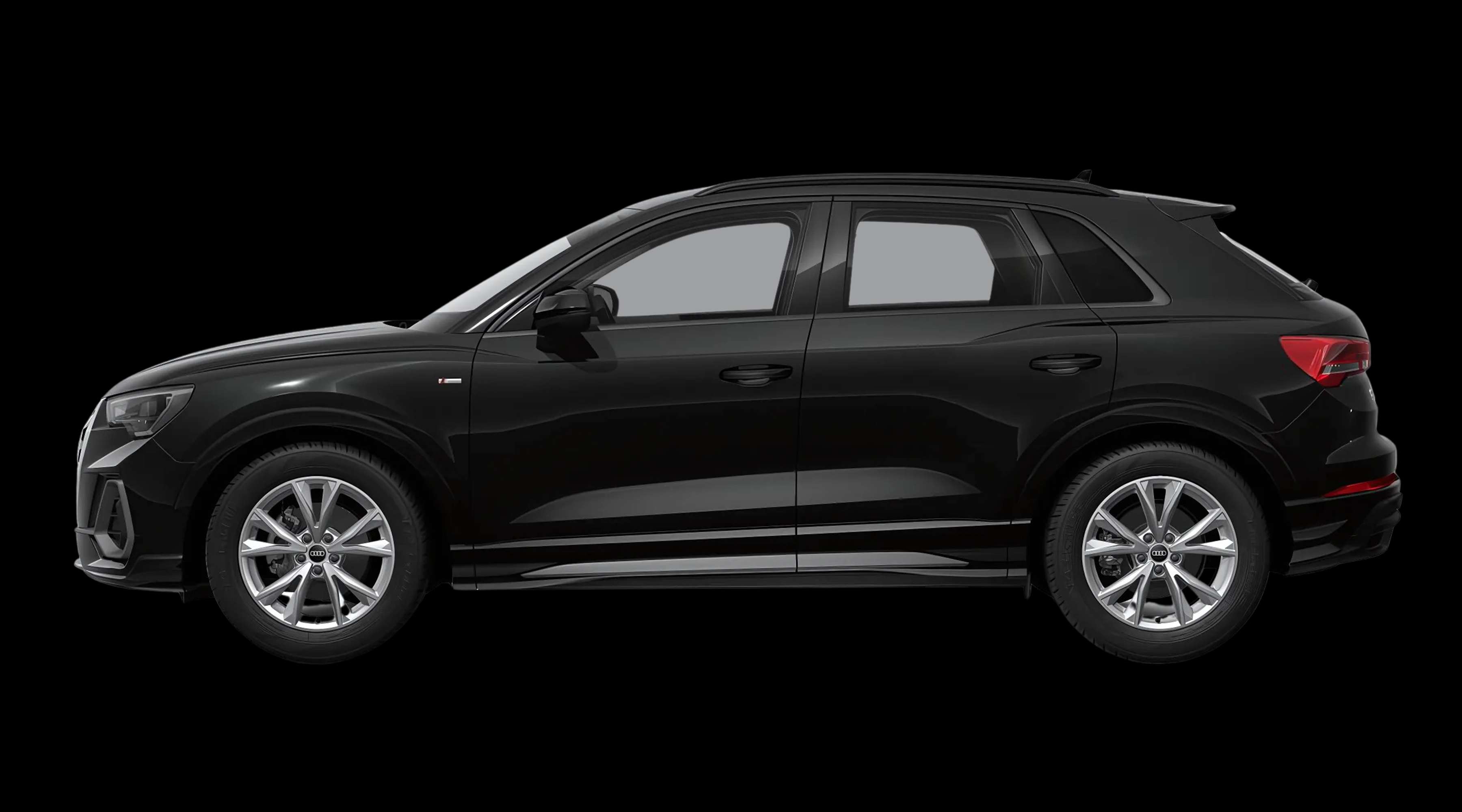 Seitenansicht eines Audi Q3