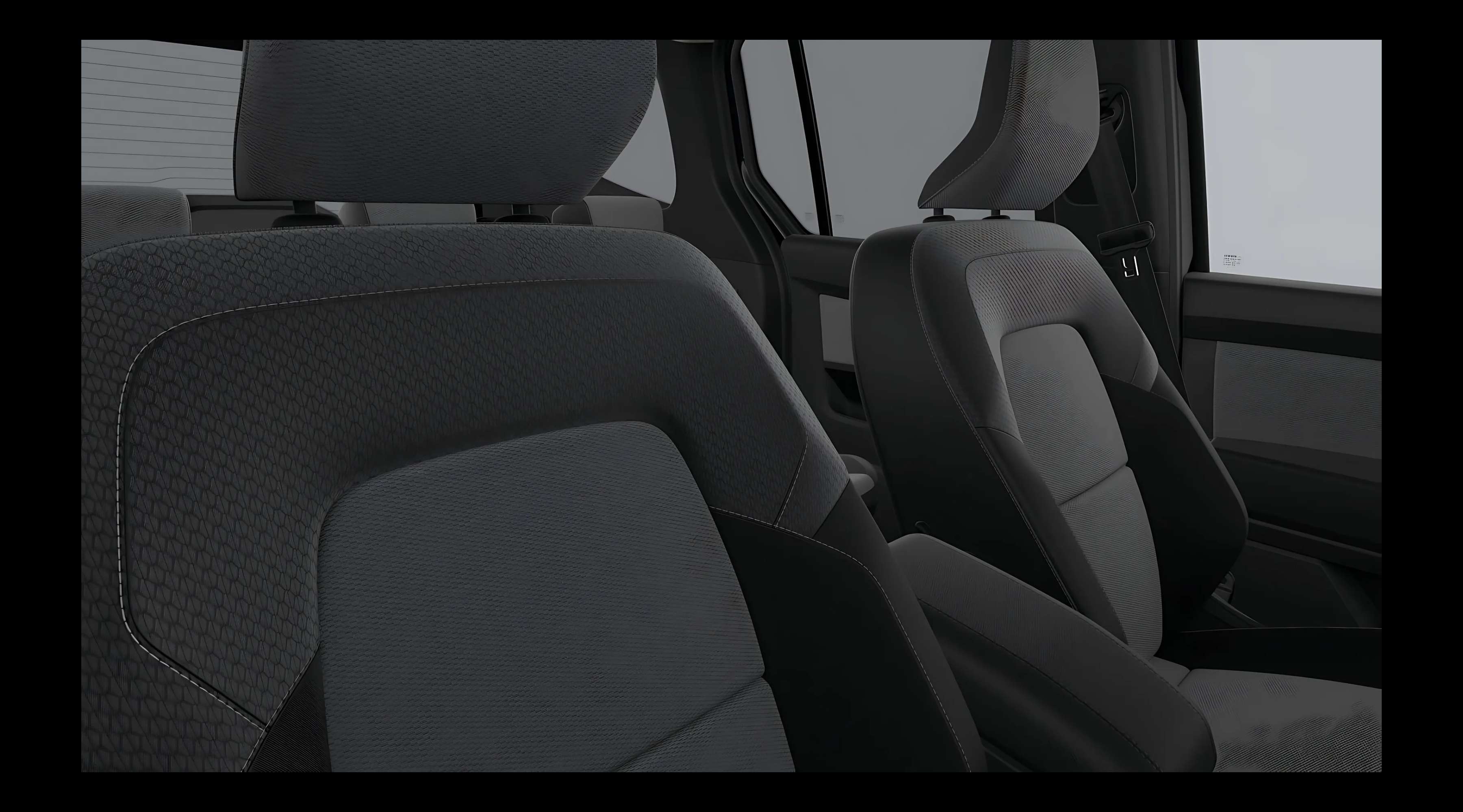 Vordersitze eines Renault Kangoo