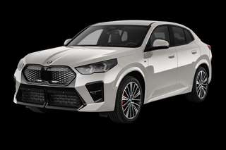 Schräge Frontansicht auf einen BMW ix2 , freigestellt