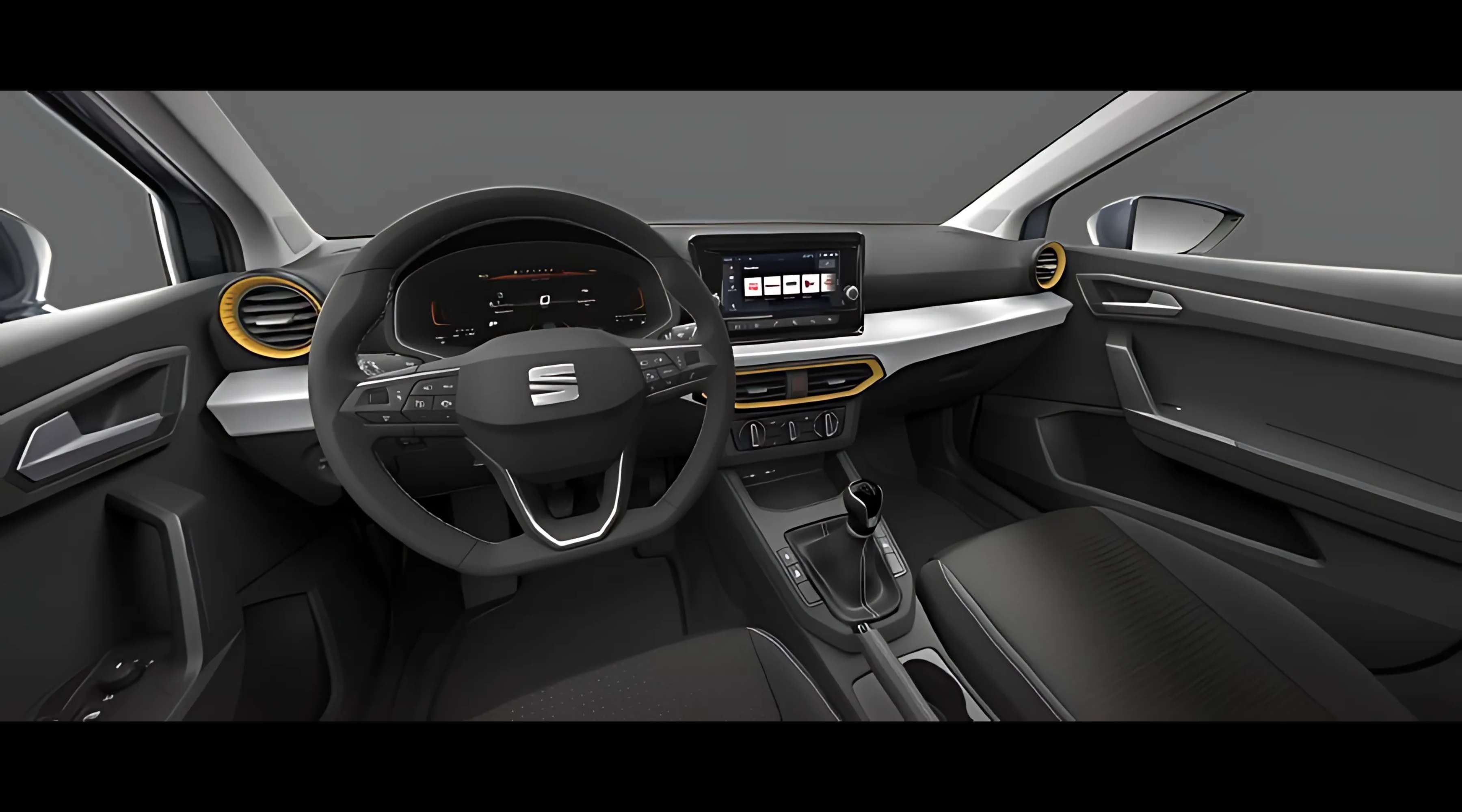Ansicht des Armaturenbretts eines SEAT Ibiza