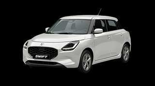 Schräge Frontansicht auf einen Suzuki Swift Comfort, freigestellt