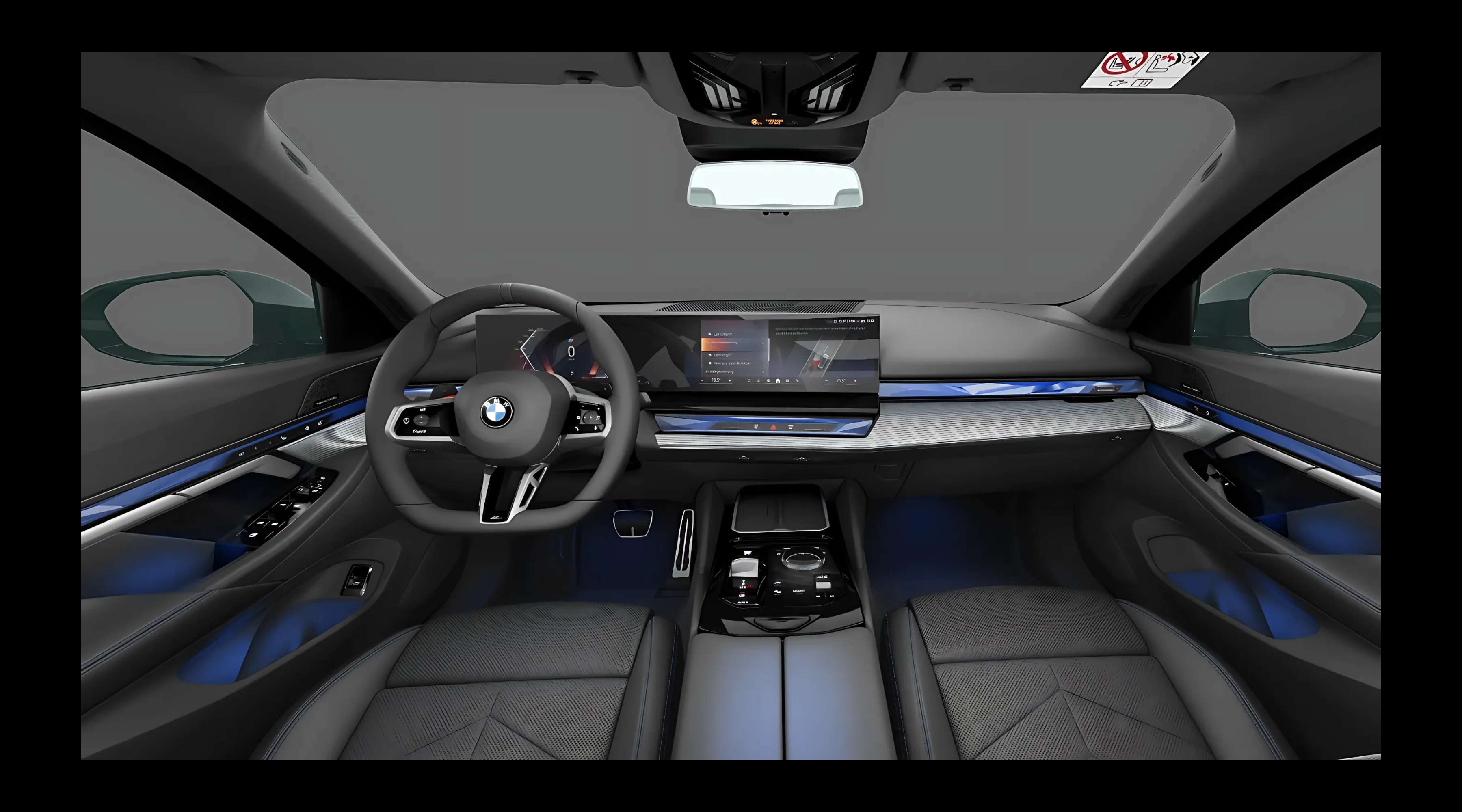Ansicht des Armaturenbretts eines BMW 5er-Reihe