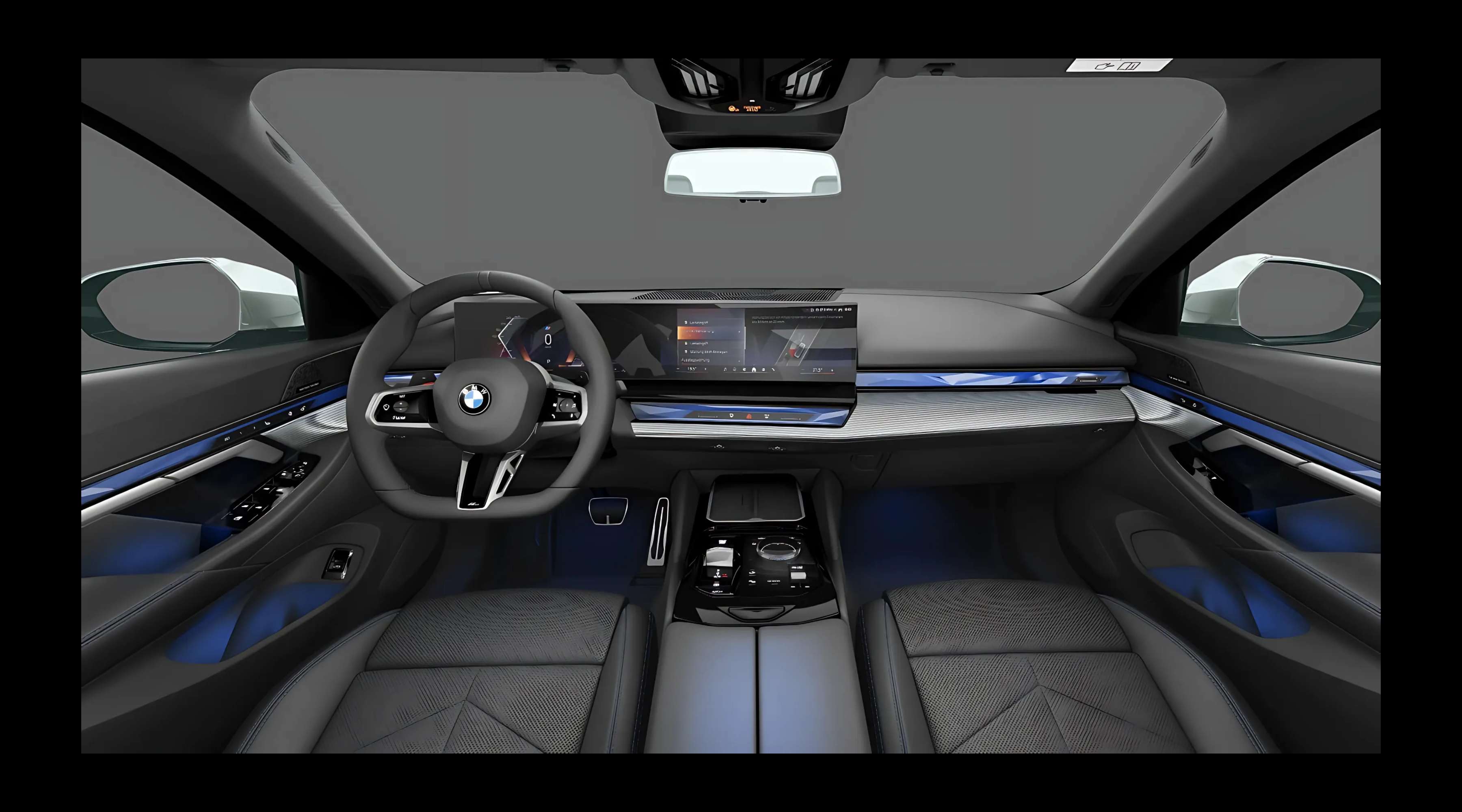 Ansicht des Armaturenbretts eines BMW 5er-Reihe