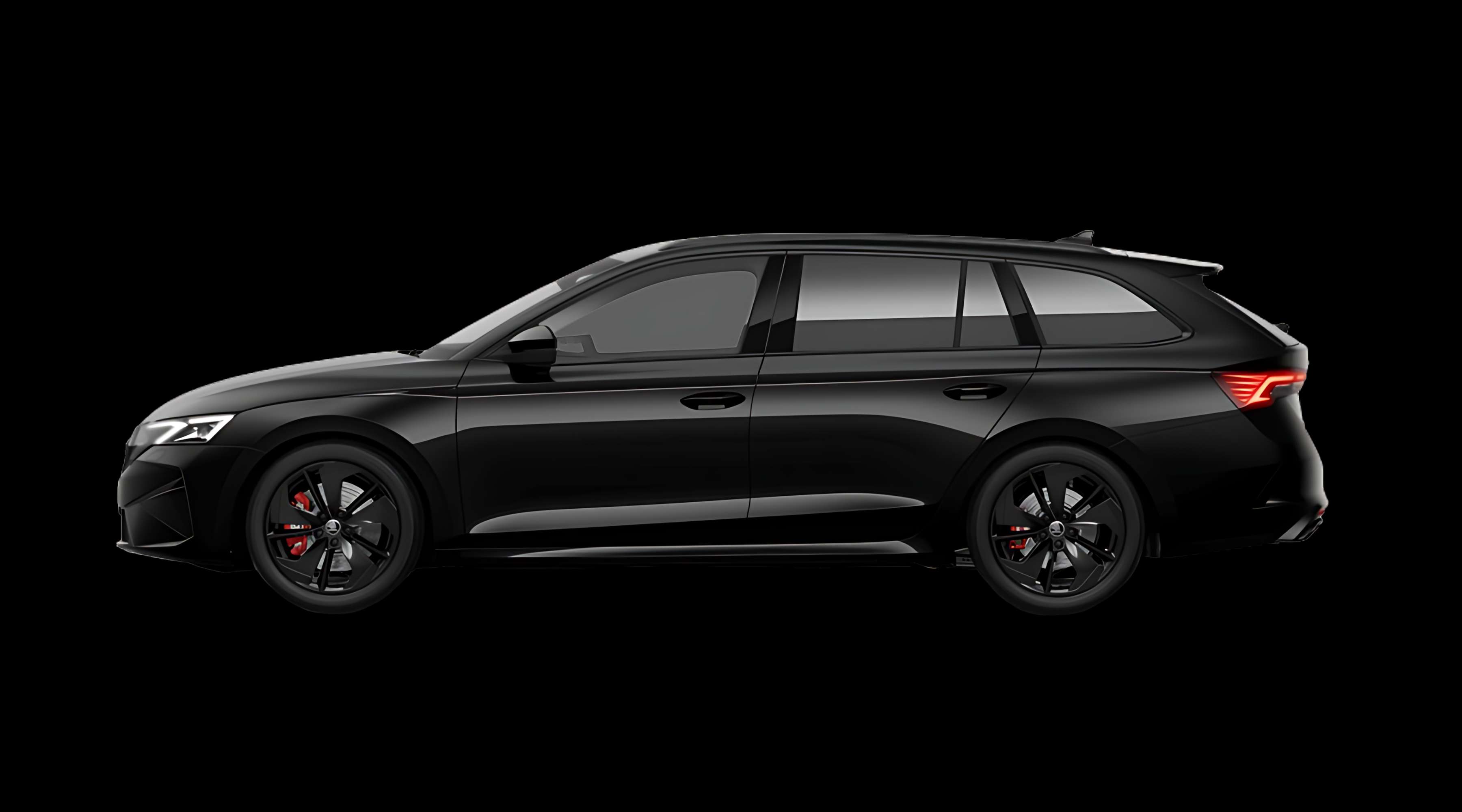 Seitenansicht eines Skoda Octavia