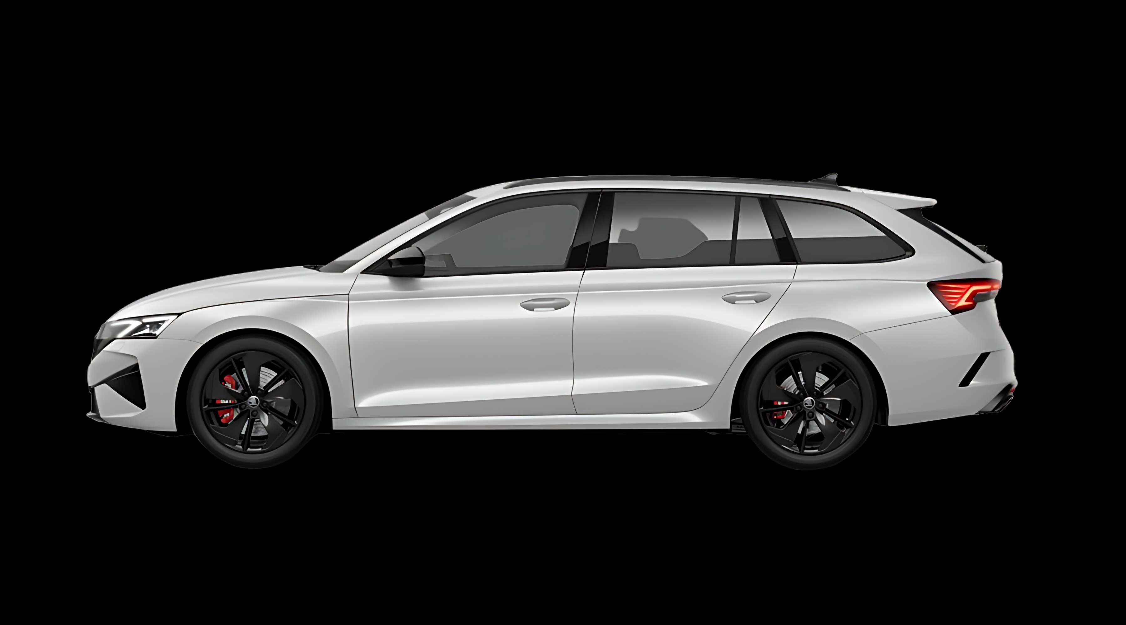 Seitenansicht eines Skoda Octavia