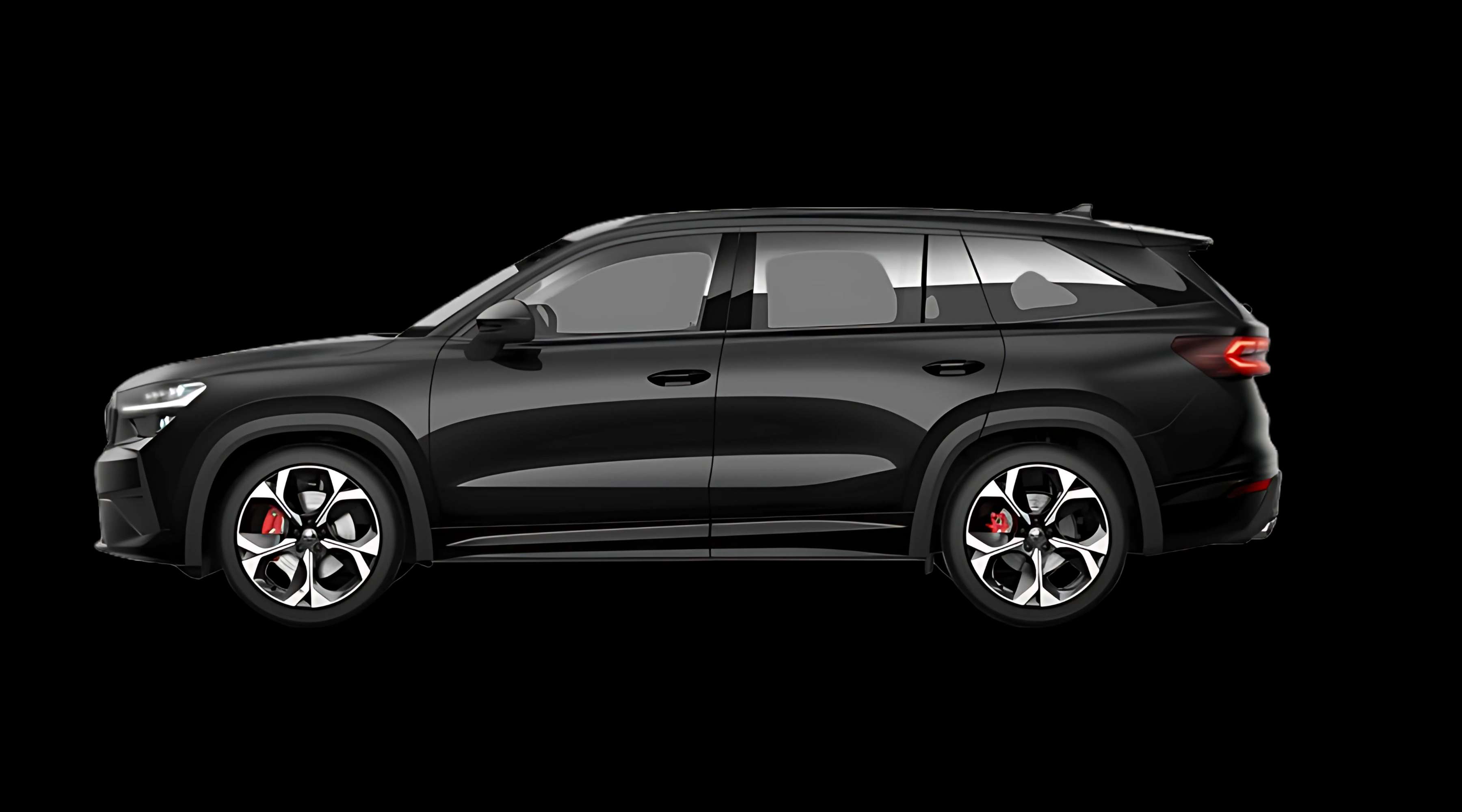 Seitenansicht eines Skoda Kodiaq