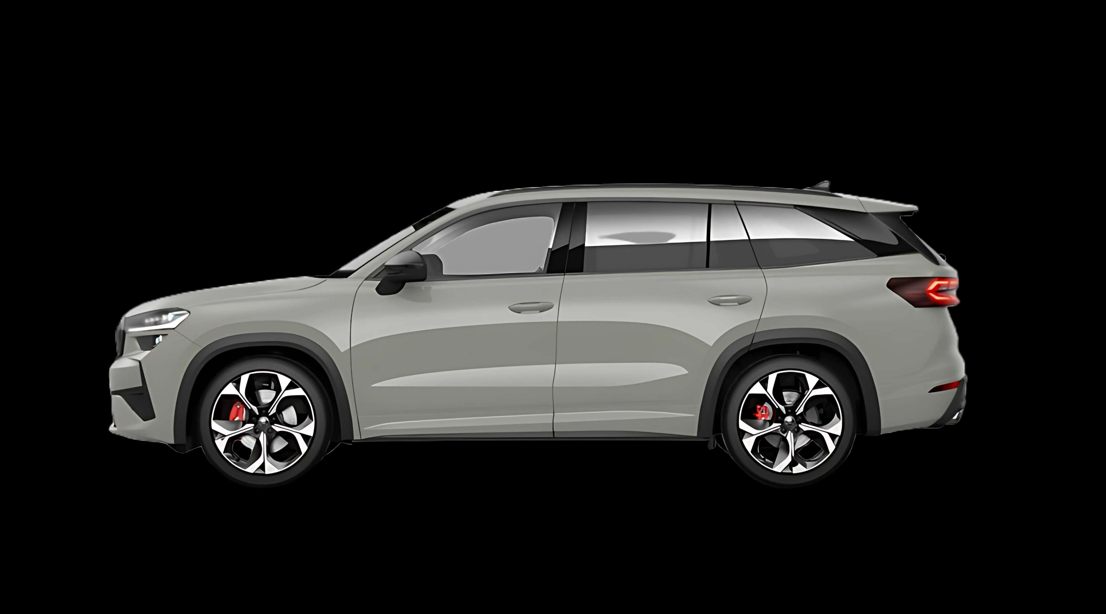 Seitenansicht eines Skoda Kodiaq