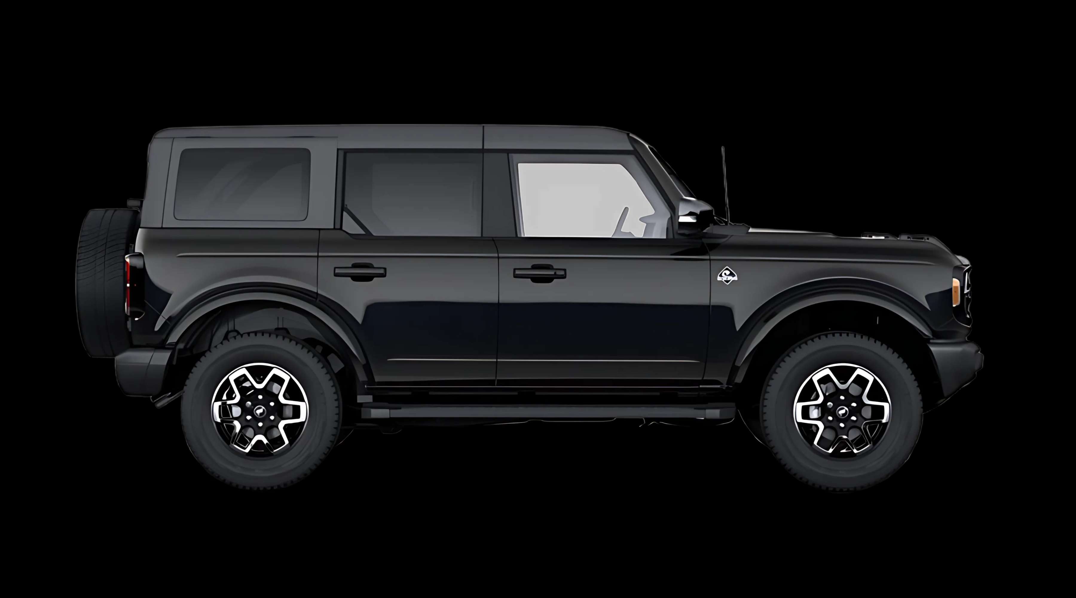 Seitenansicht eines Ford Bronco