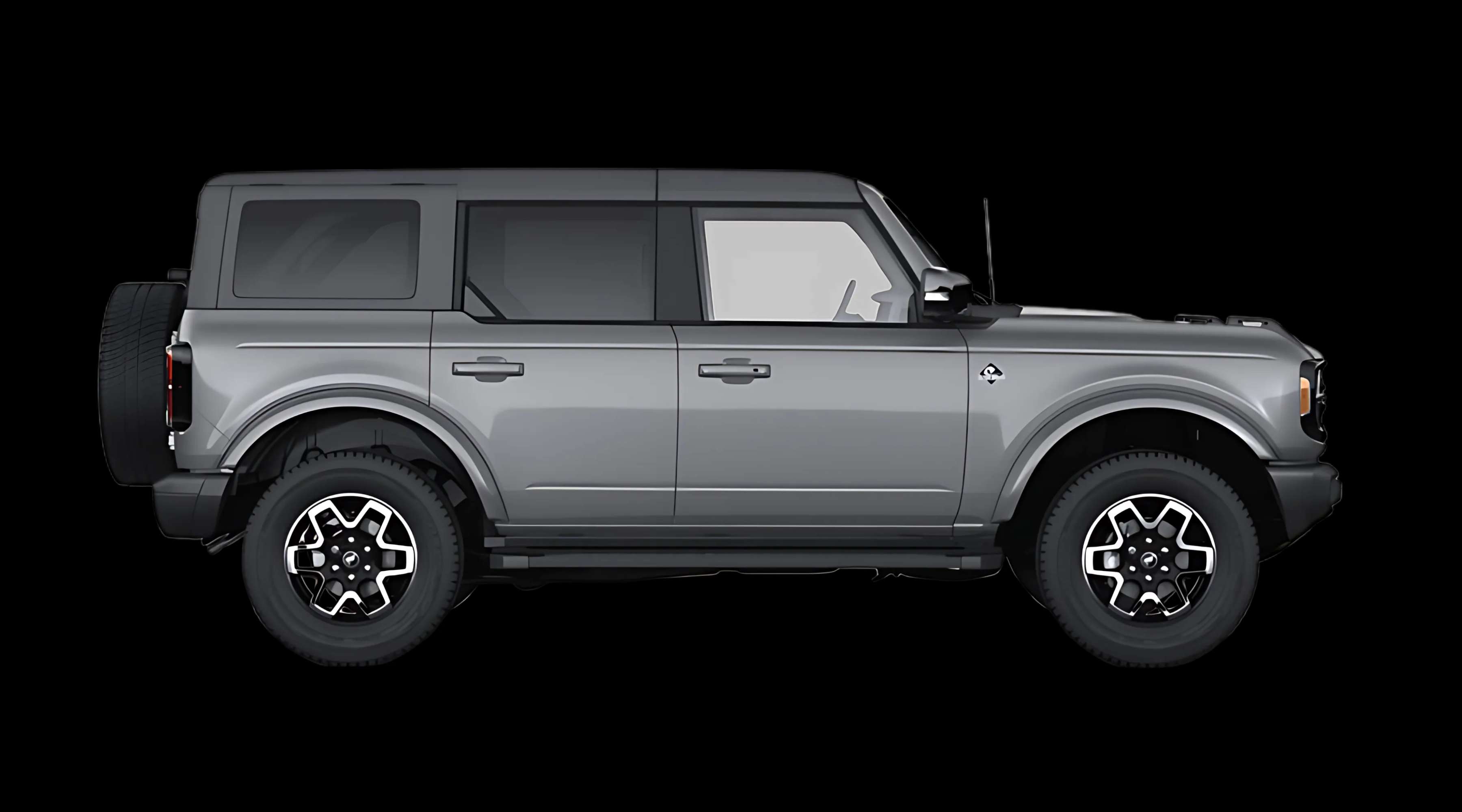 Seitenansicht eines Ford Bronco