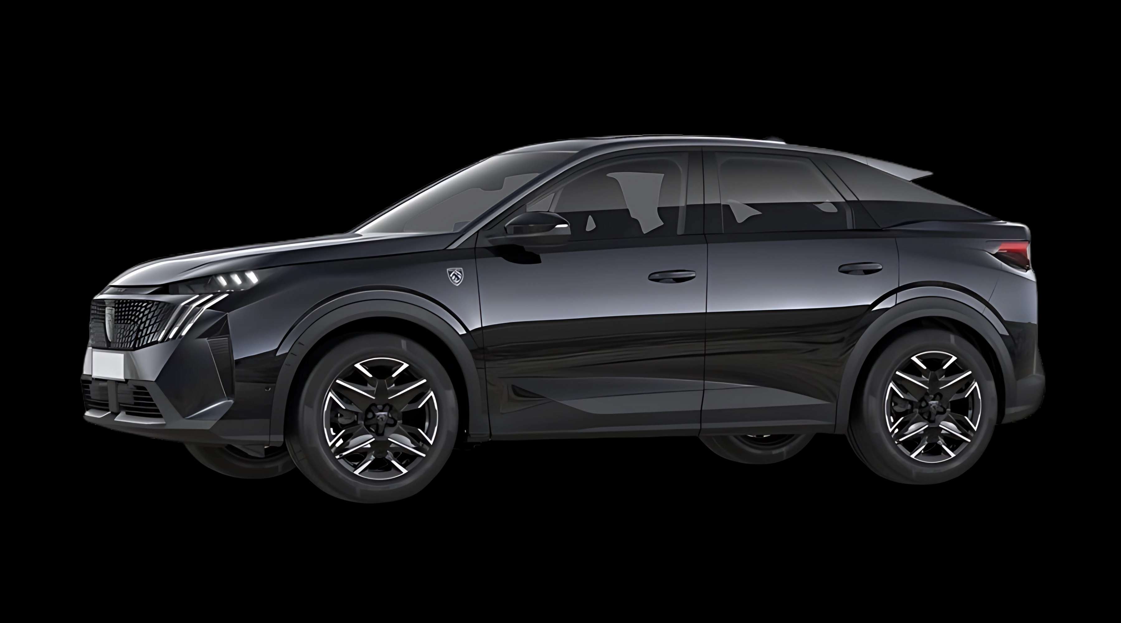 Seitenansicht eines Peugeot 3008