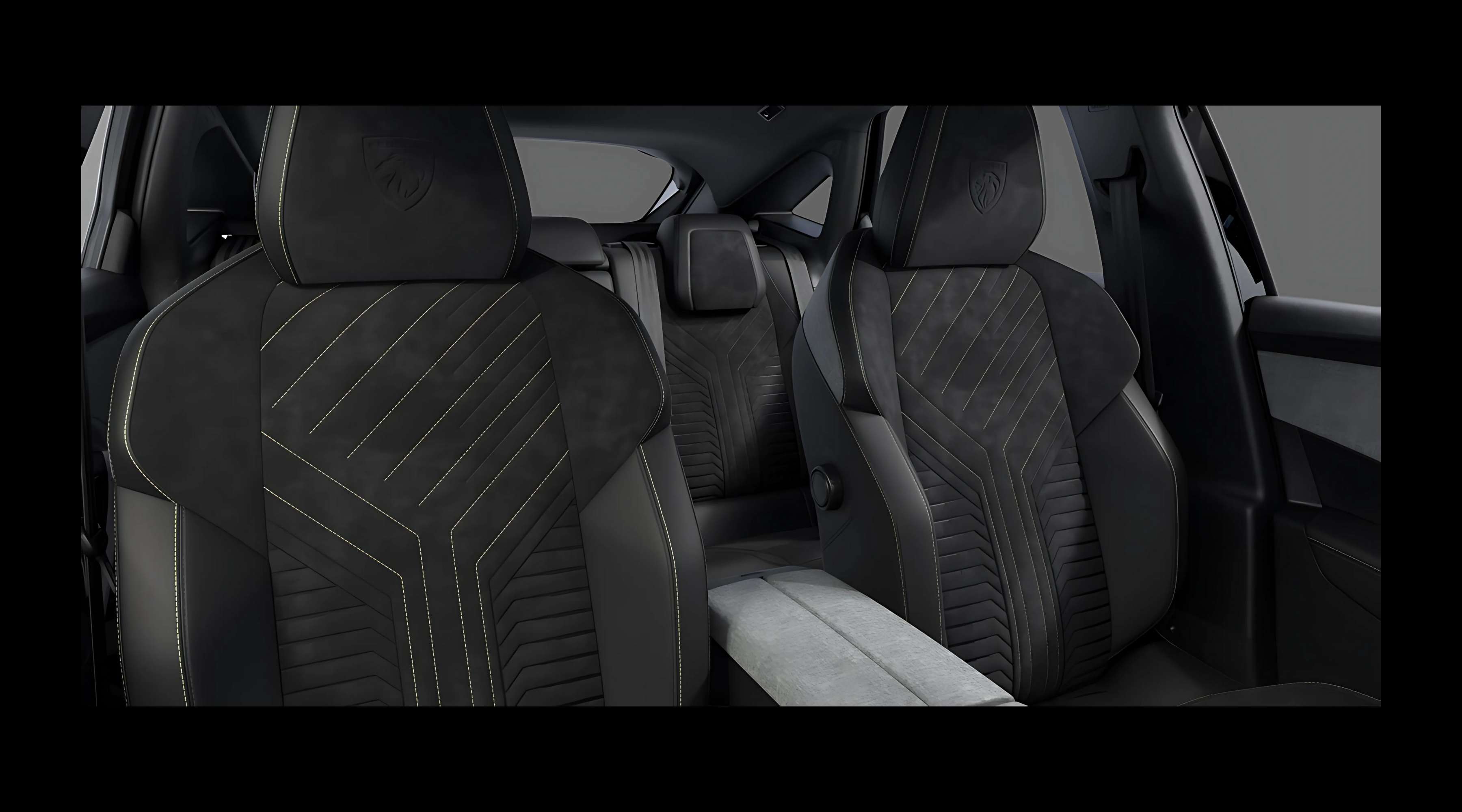 Ansicht der Frontsitze eines Peugeot 3008