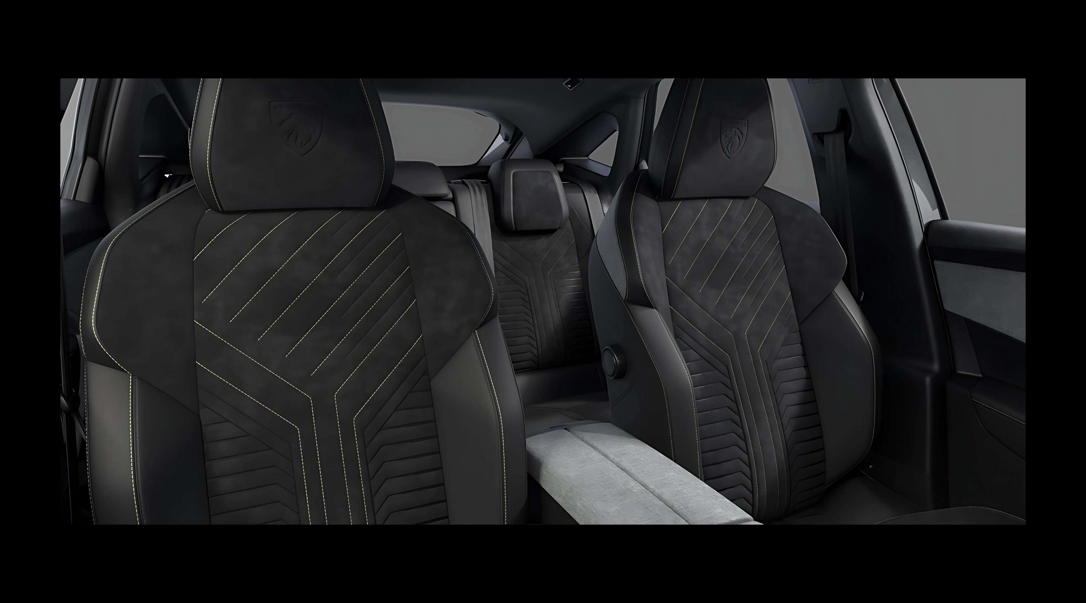Ansicht der Frontsitze eines Peugeot 3008