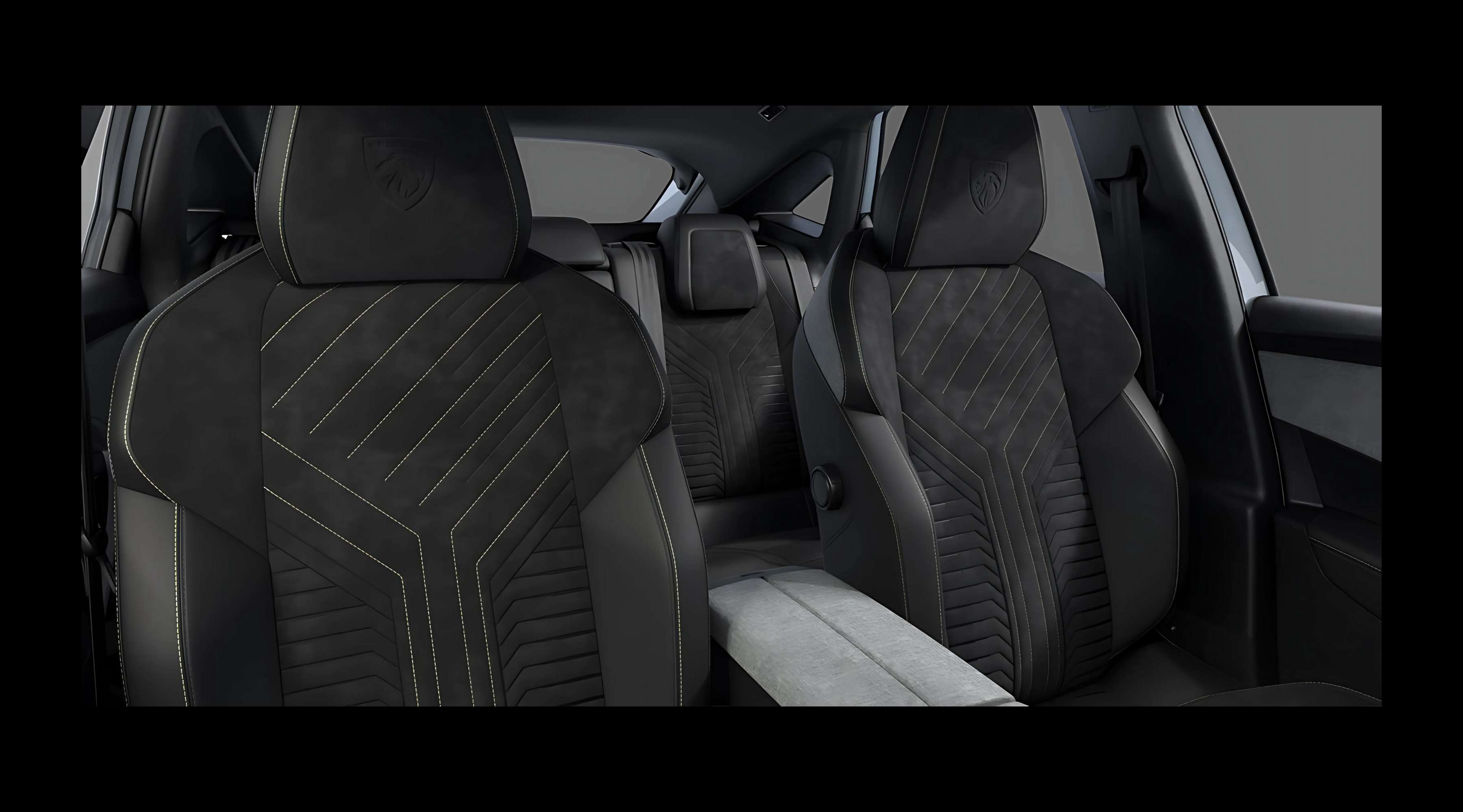 Ansicht der Frontsitze eines Peugeot 3008