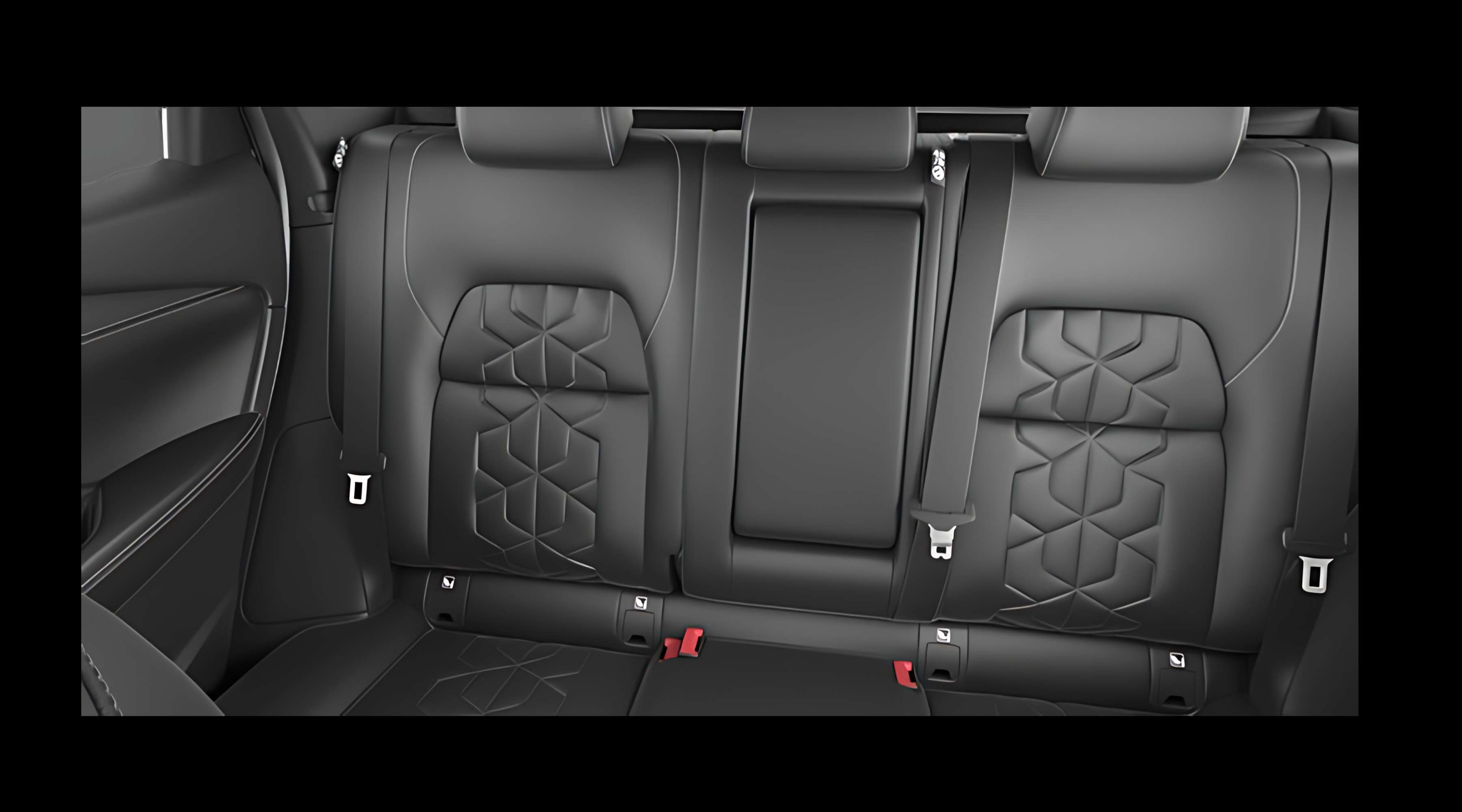 Rücksitzbank eines Nissan Qashqai