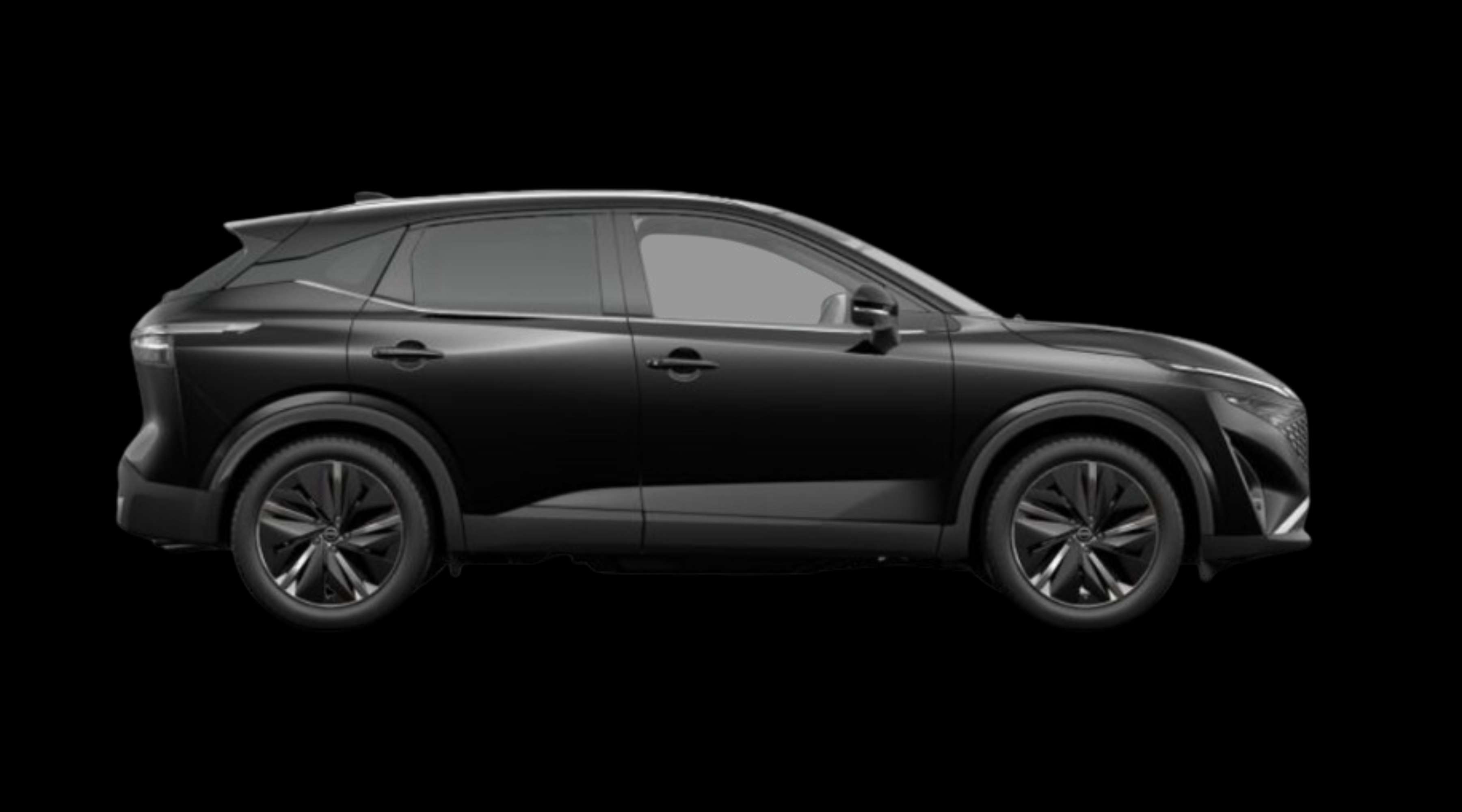 Seitenansicht eines Nissan Qashqai