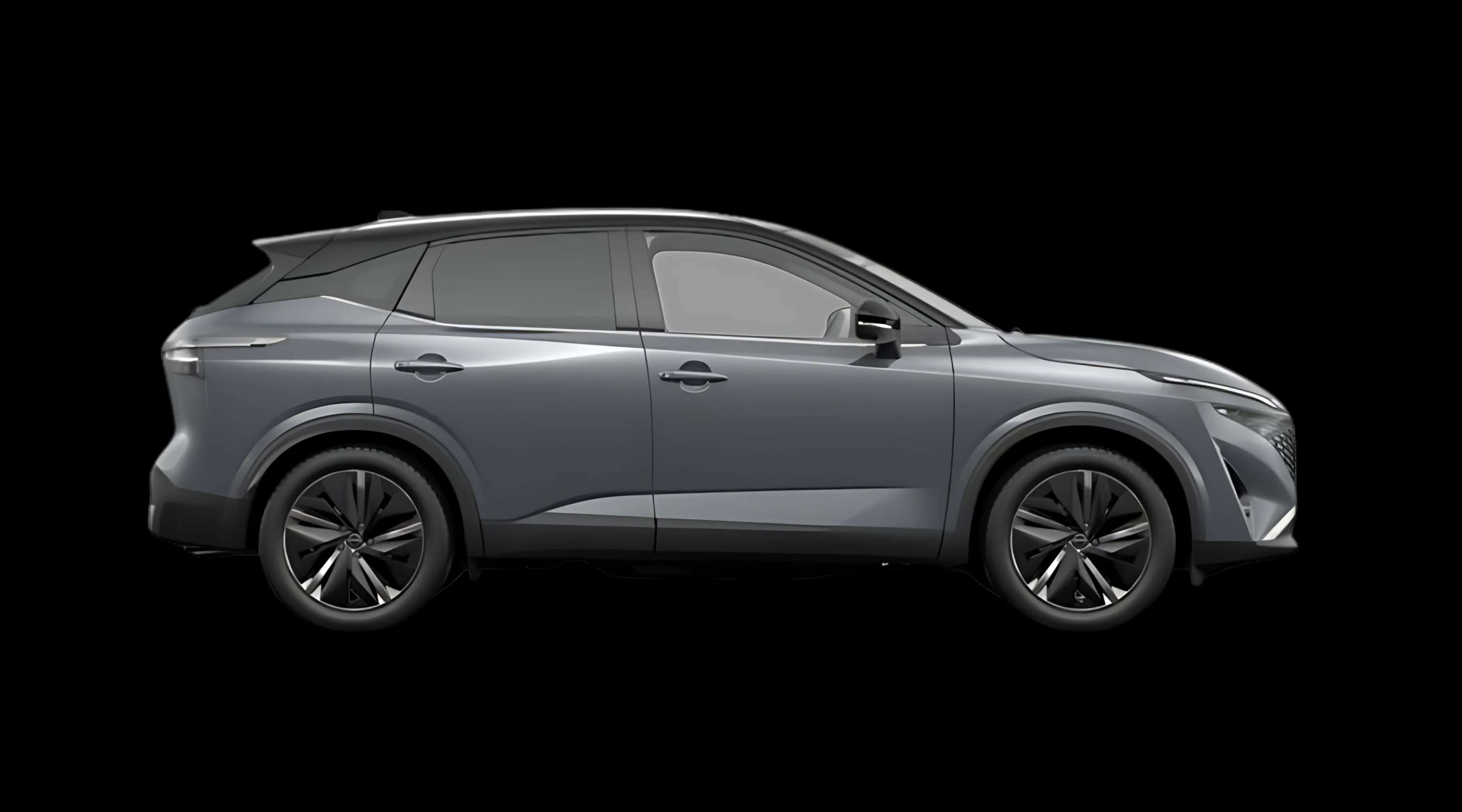 Seitenansicht eines Nissan Qashqai