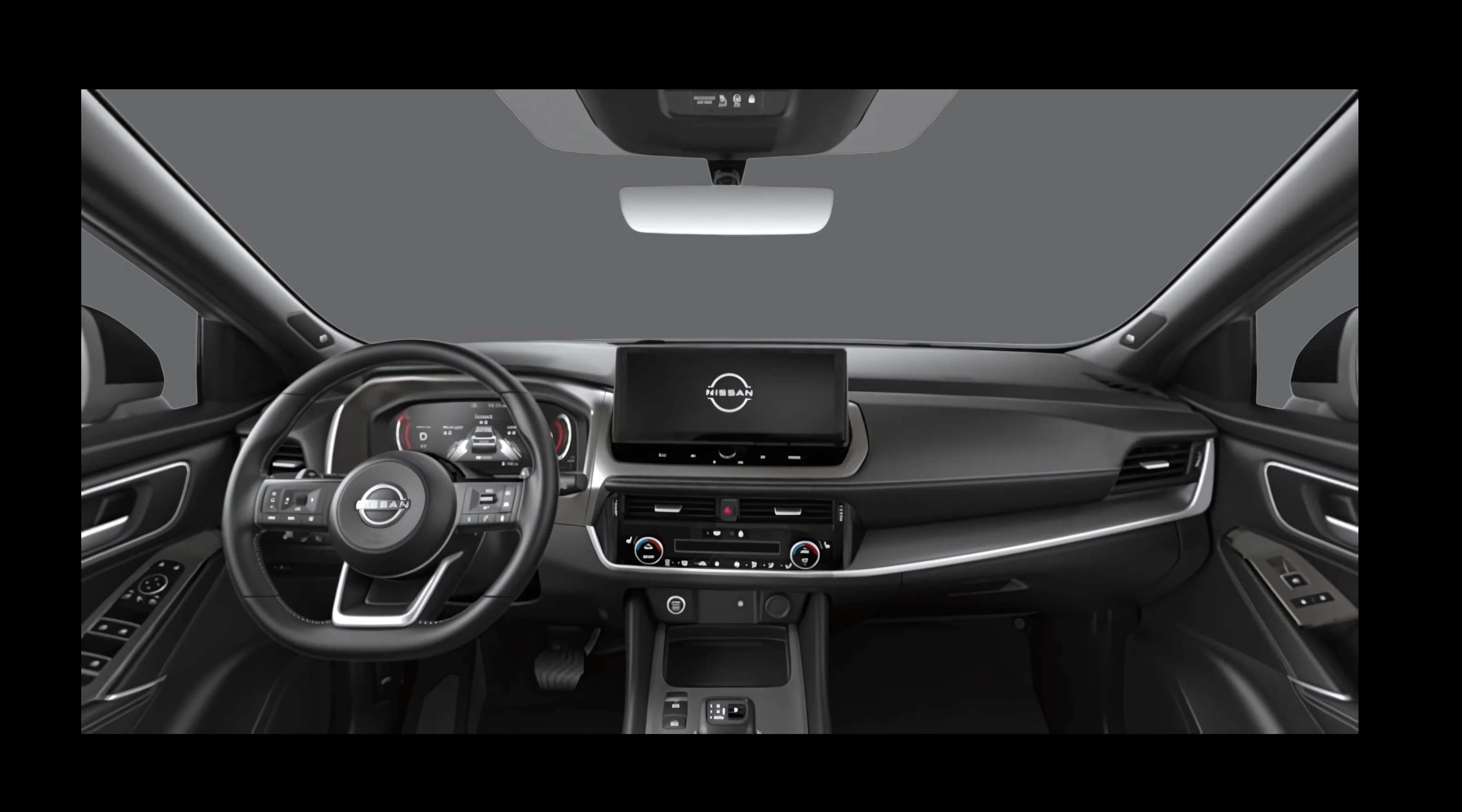 Ansicht des Armaturenbretts eines Nissan Qashqai