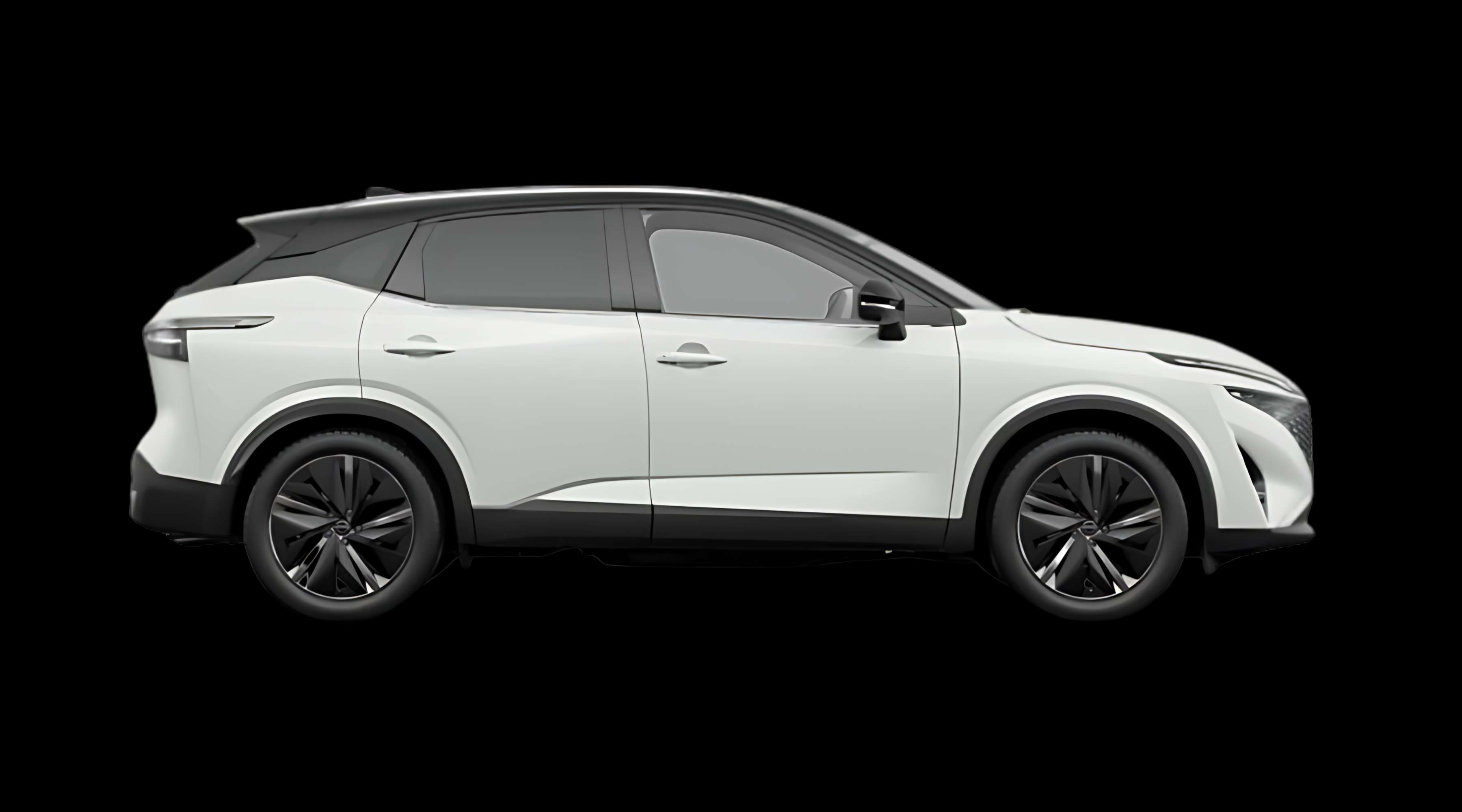 Seitenansicht eines Nissan Qashqai